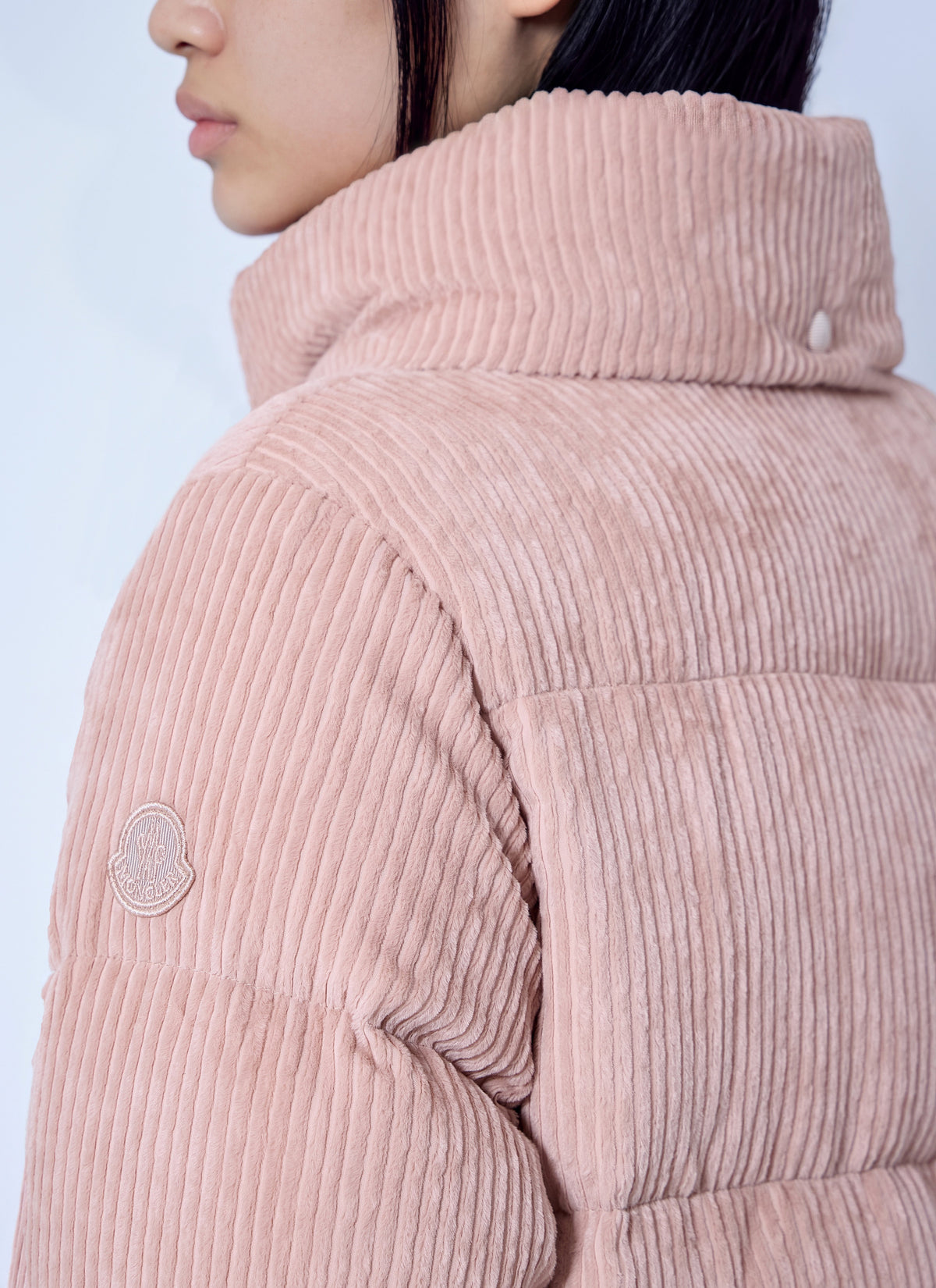 Moncler Women Lumineux Corduroy Short Down Jacket MONCLER