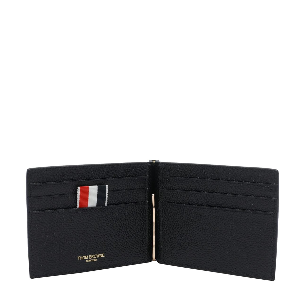 Thom Browne Men Money Clip Wallet With Inner Logo THOM BROWNE