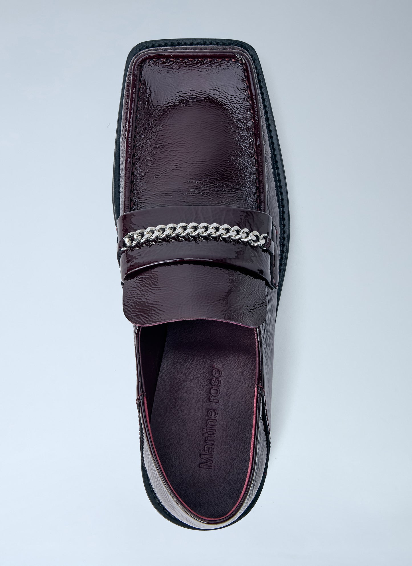 Martine Rose Men Fold Back Square Toe Loafers MARTINE ROSE
