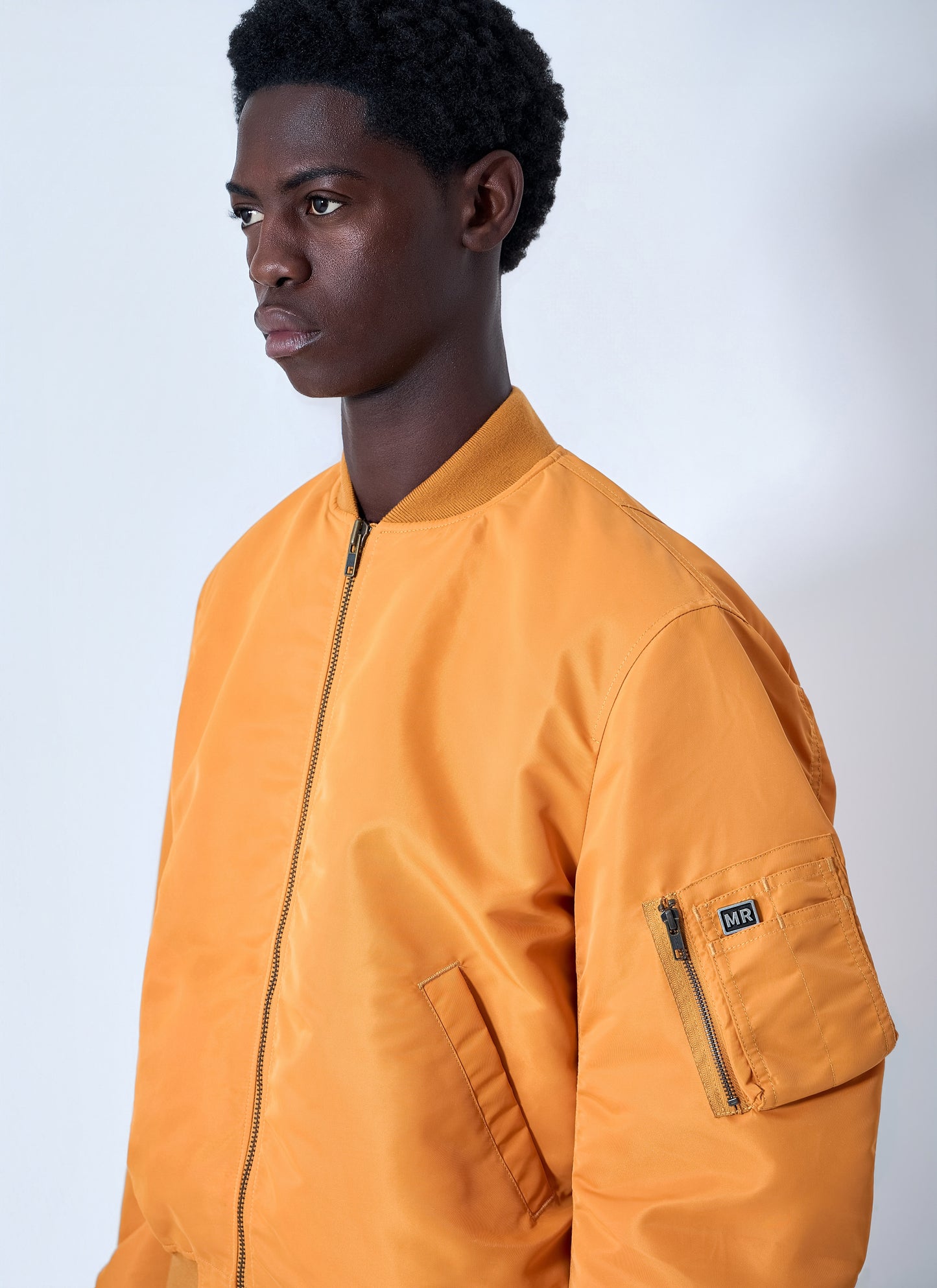 Martine Rose Men Bomber Jacket With Ribbed Trims MARTINE ROSE