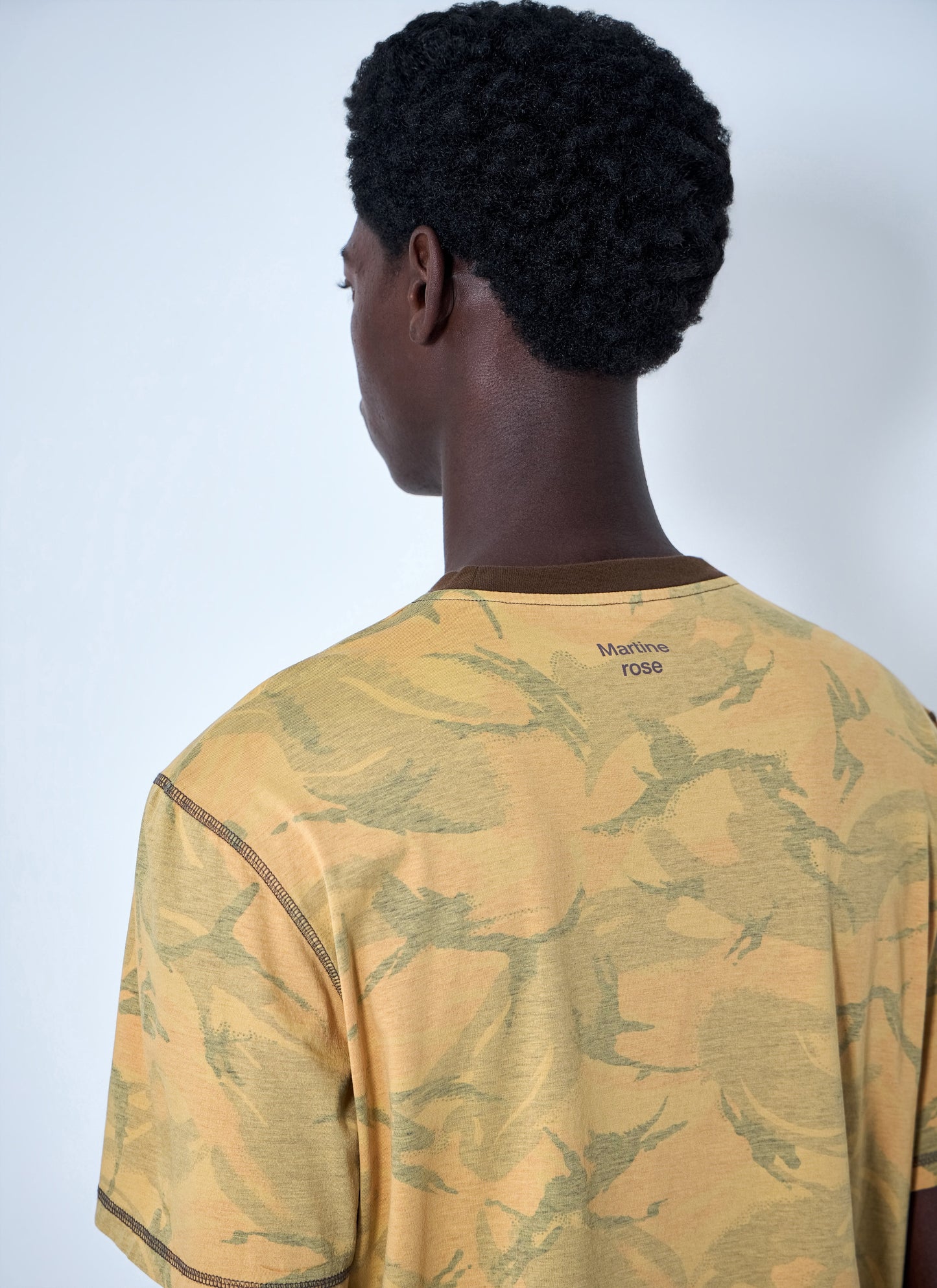 Martine Rose Men Printed Cotton Jersey T-Shirt MARTINE ROSE