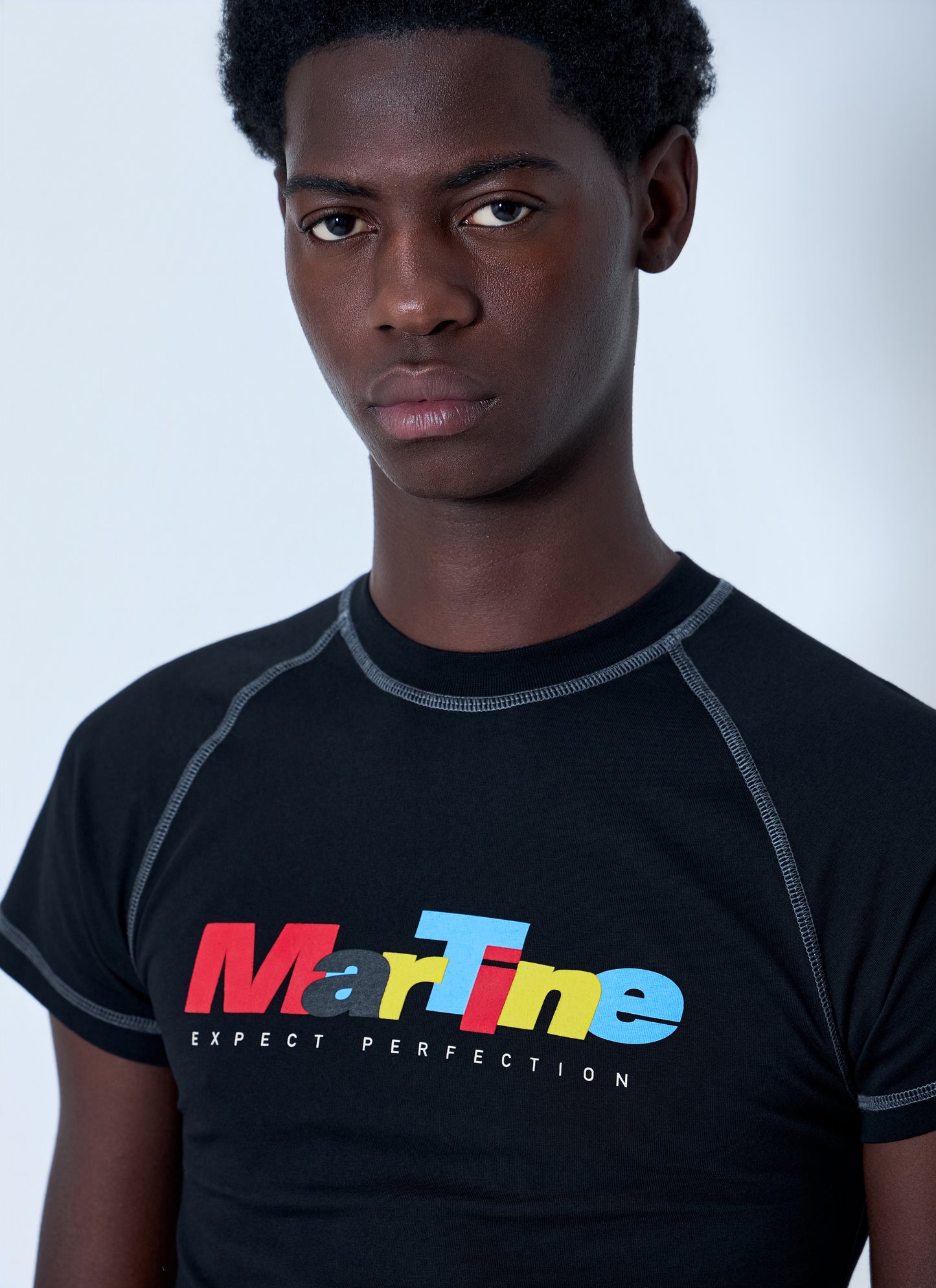 Martine Rose Men Logo Motif T-Shirt MARTINE ROSE
