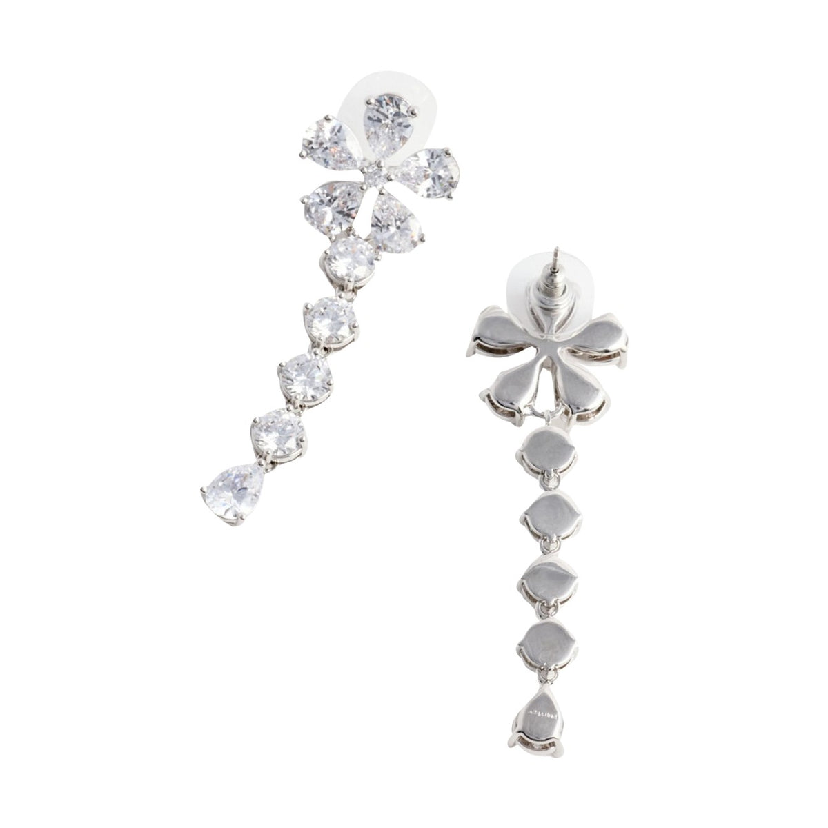 Self Portrait Women Multi Crystal Flower Dangle Earrings SELF-PORTRAIT