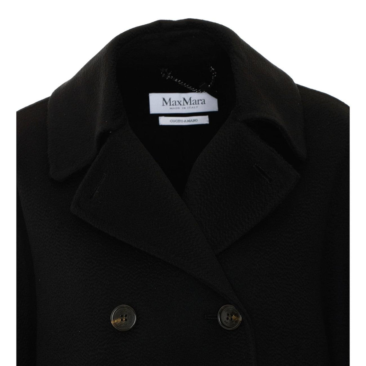 Max Mara Women Mxaospite Double-Breasted Sable Cashmere Cape MAX MARA