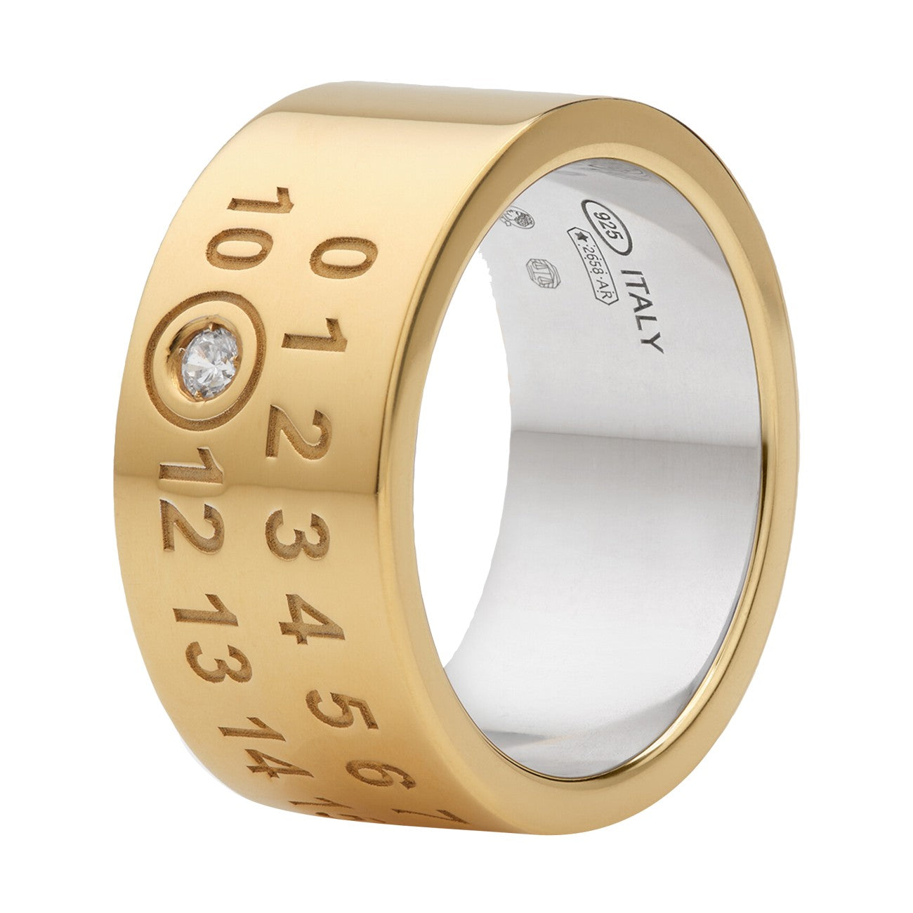 Maison Margiela Women Numerical Ring With Diamond MAISON MARGIELA