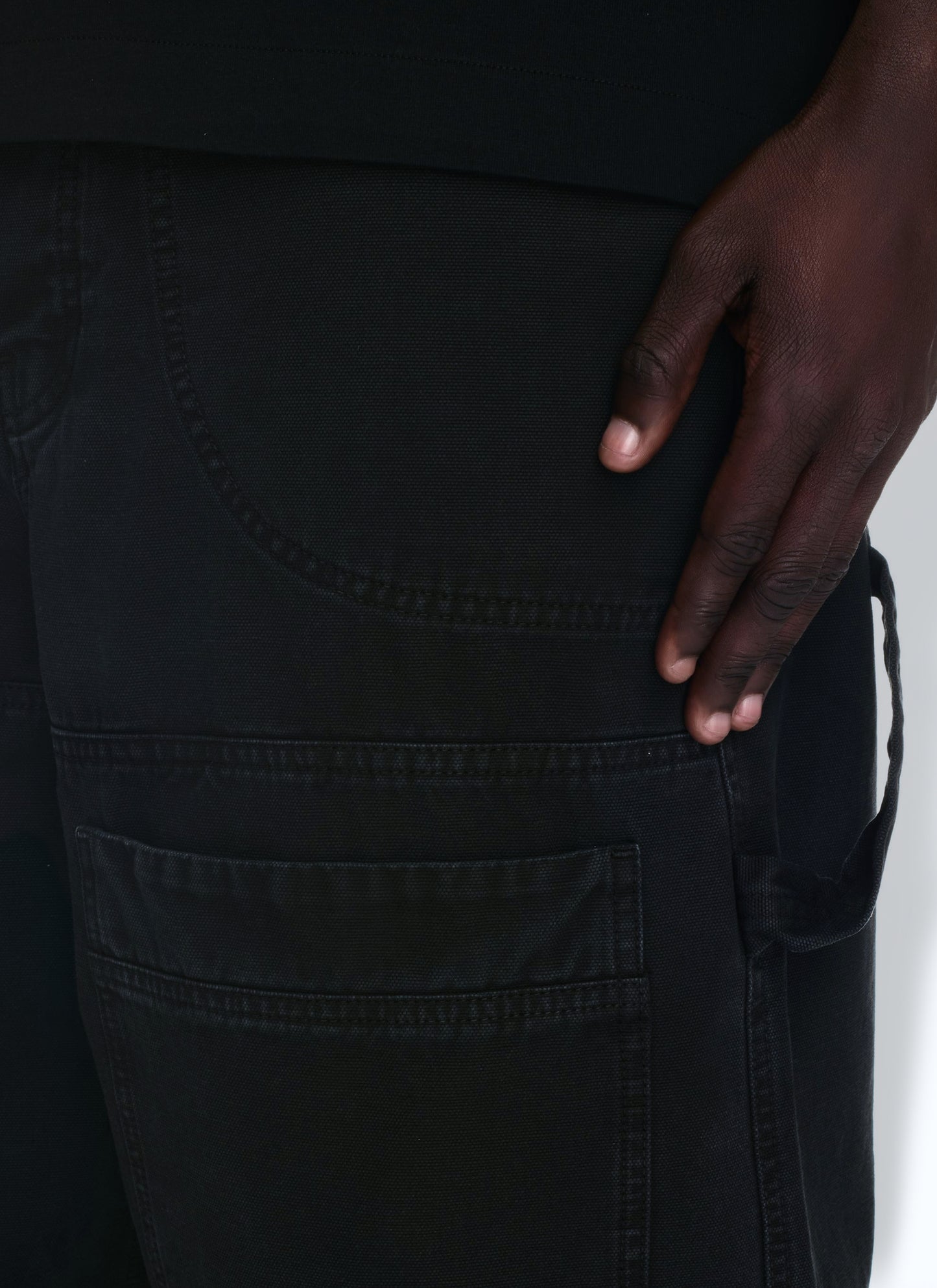 Off White Men Canvas Carpenter Pants OFF-WHITE