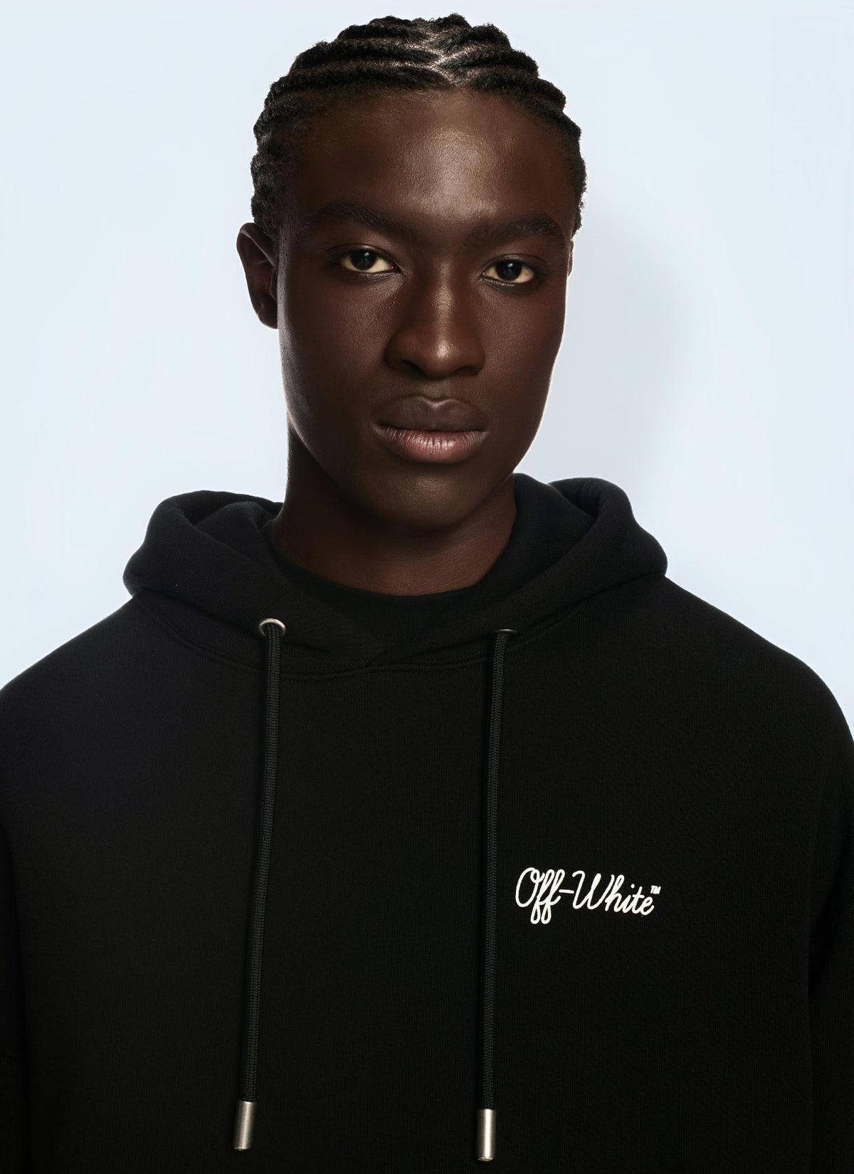 Off White Men Script Hooded Sweatshirt OFF-WHITE
