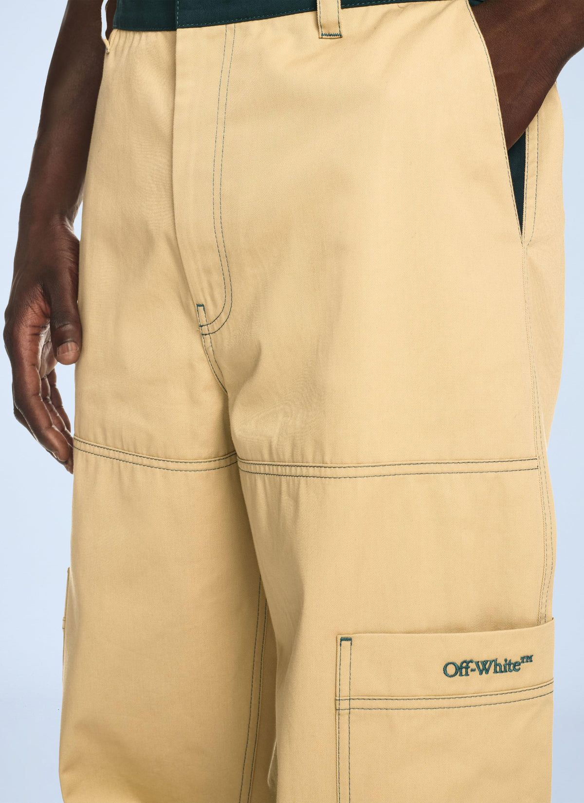 Off White Men Stitch Cargo Pants OFF-WHITE