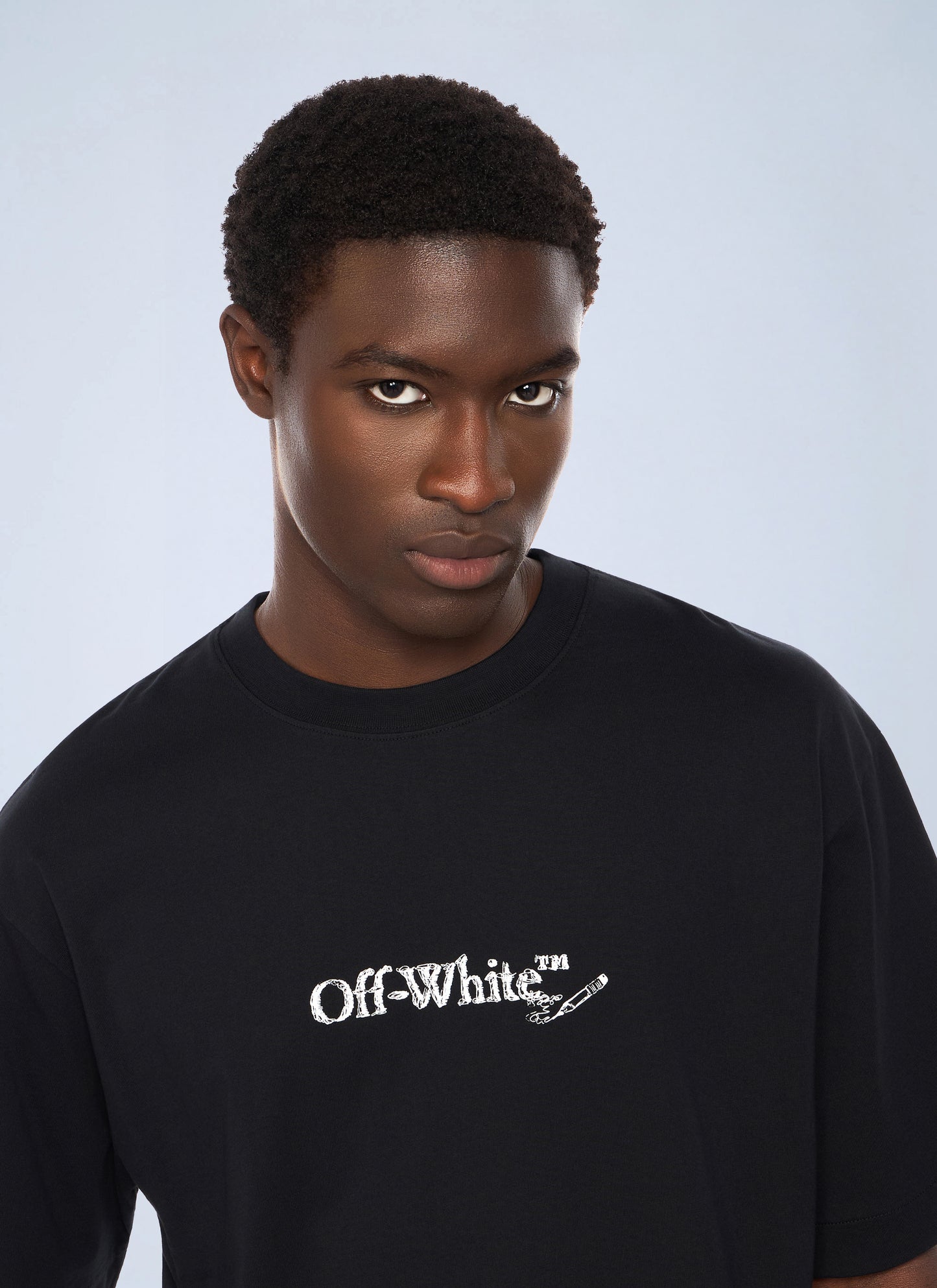 Off-White Men Scribble Arrow Skate Logo T-Shirt OFF-WHITE