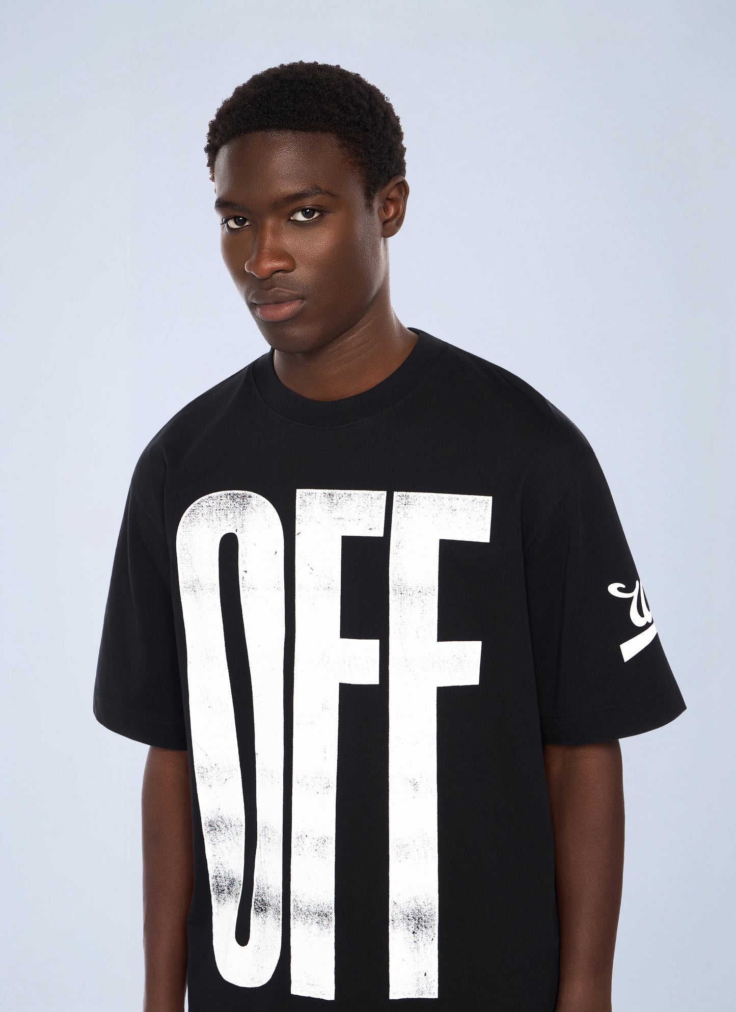 Off-White Men Big Off Diagonal Skate Logo T-Shirt OFF-WHITE