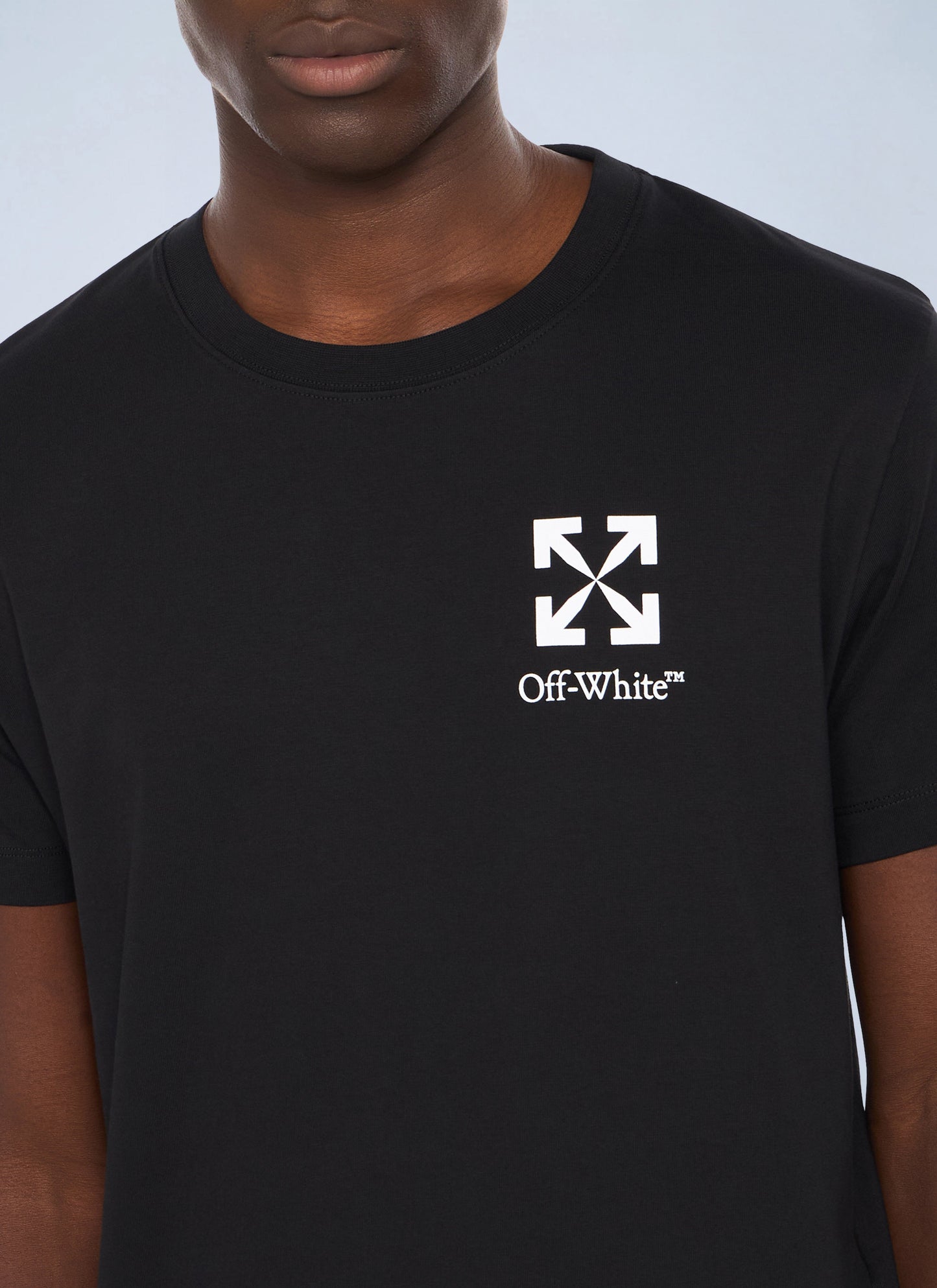 Off-White Men Small Arrow Slim Logo T-Shirt OFF-WHITE