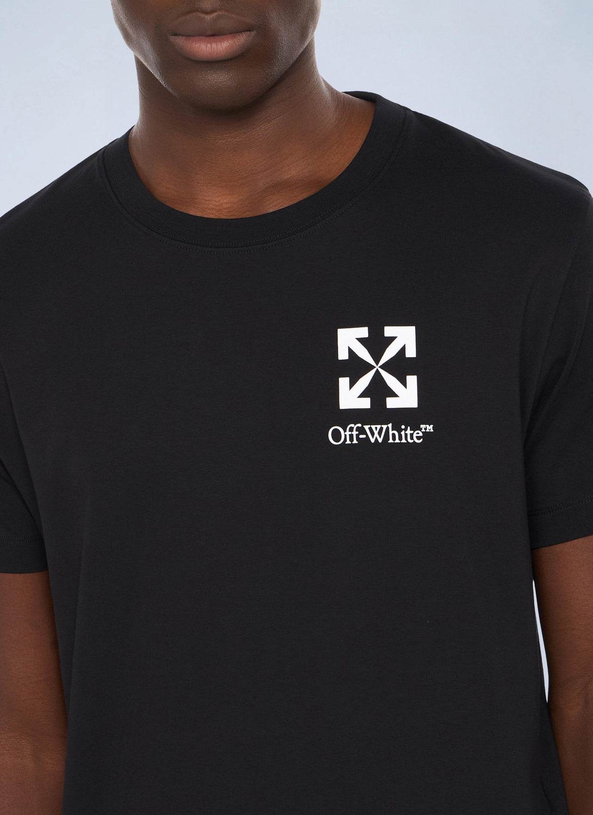 Off-White Men Small Arrow Slim Logo T-Shirt OFF-WHITE