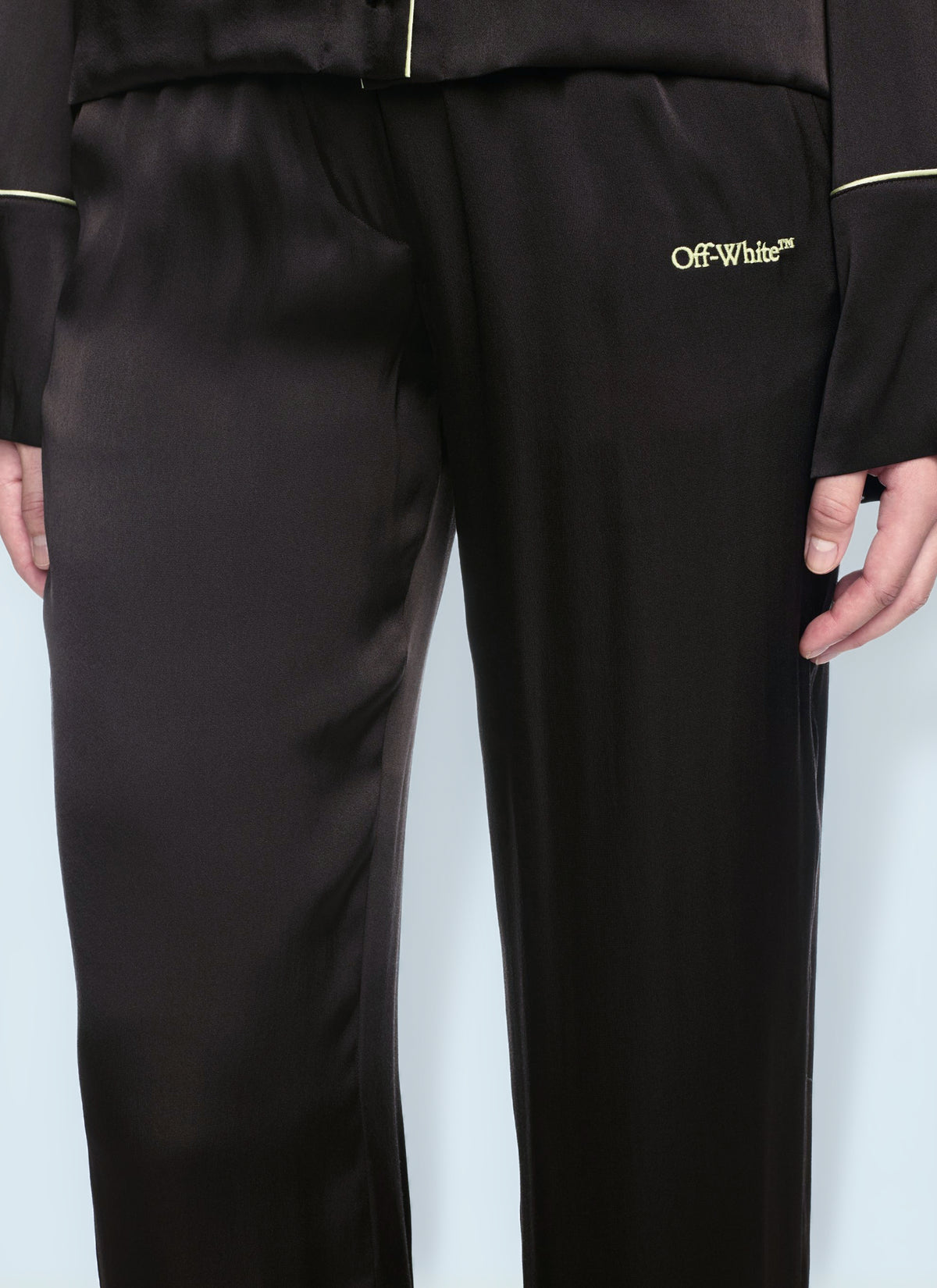 Off White Women Satin Pants