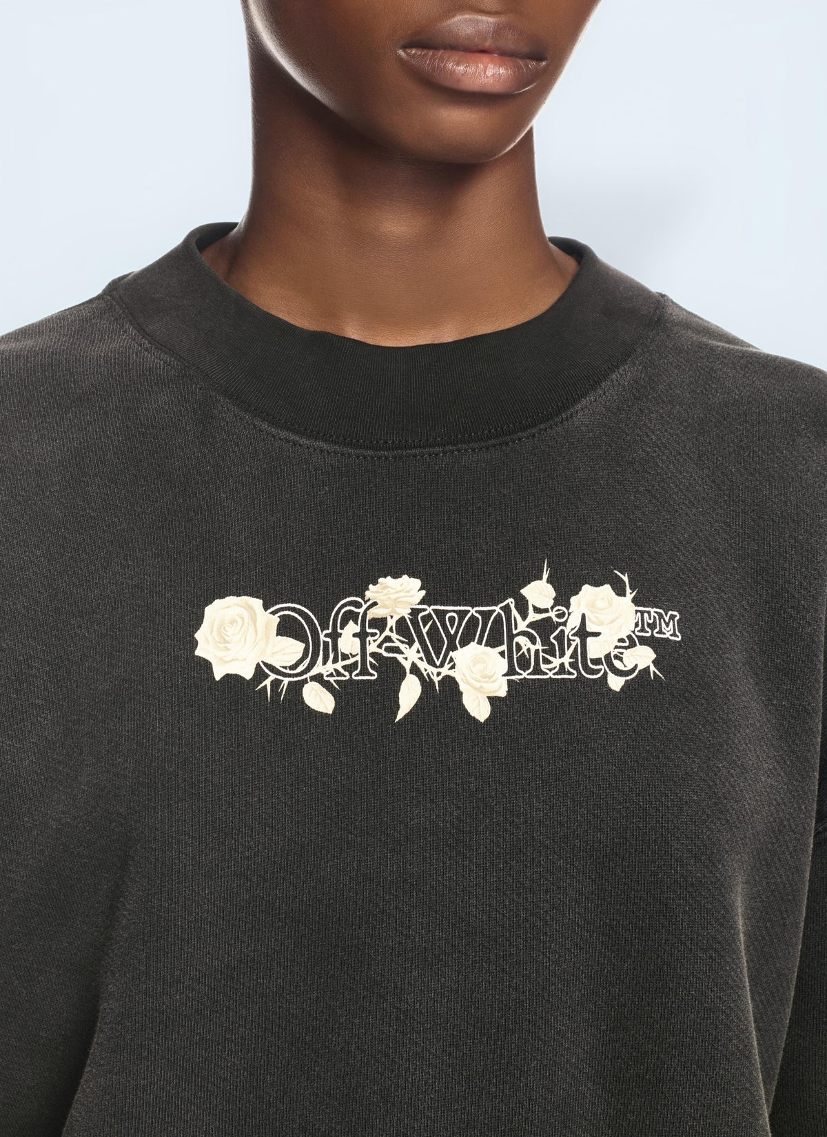 Off White Women Bookish Rose Sweatshirt OFF-WHITE