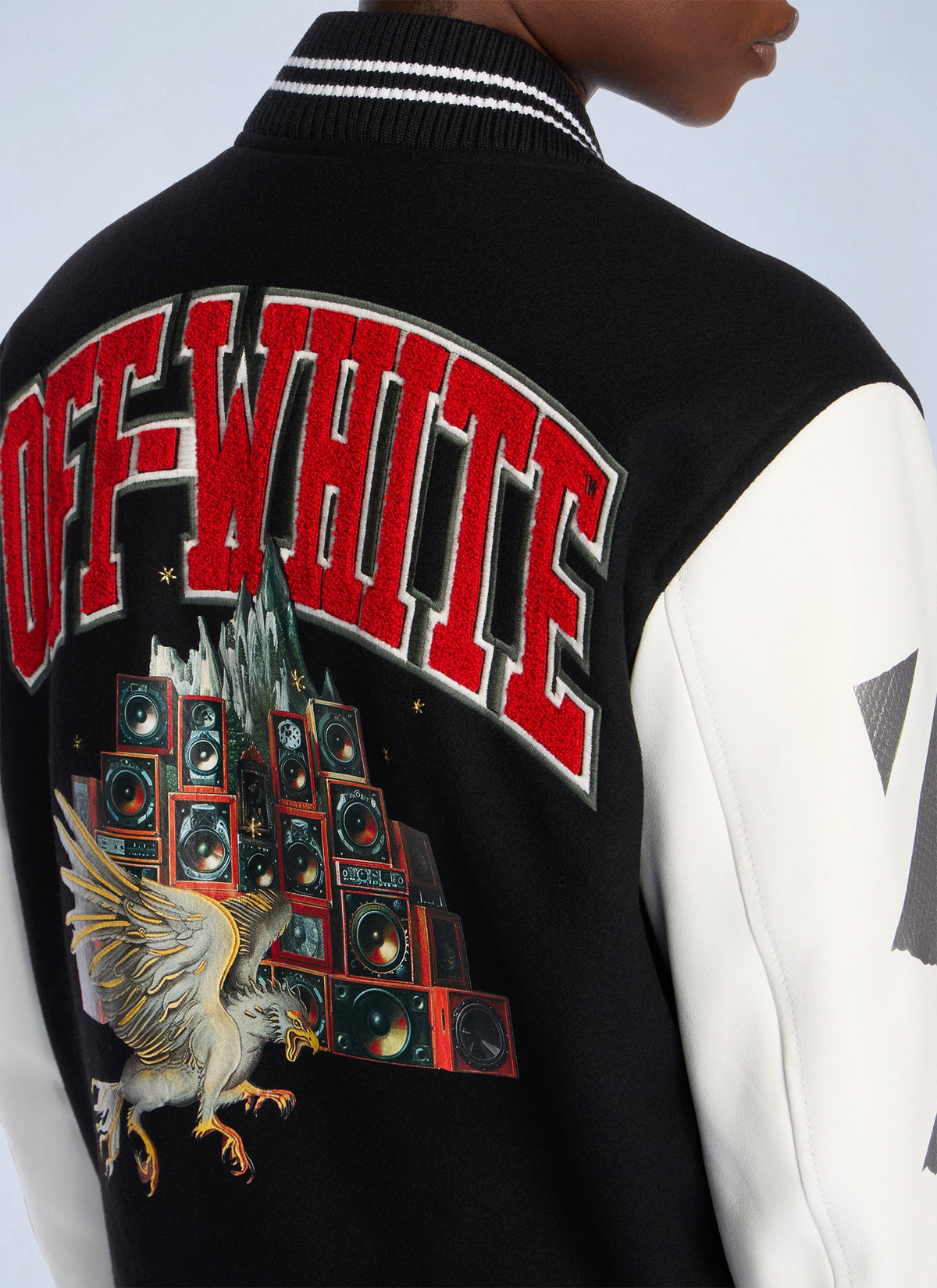 Off-White Women Wo Soundsystem Varsity Jacket OFF-WHITE