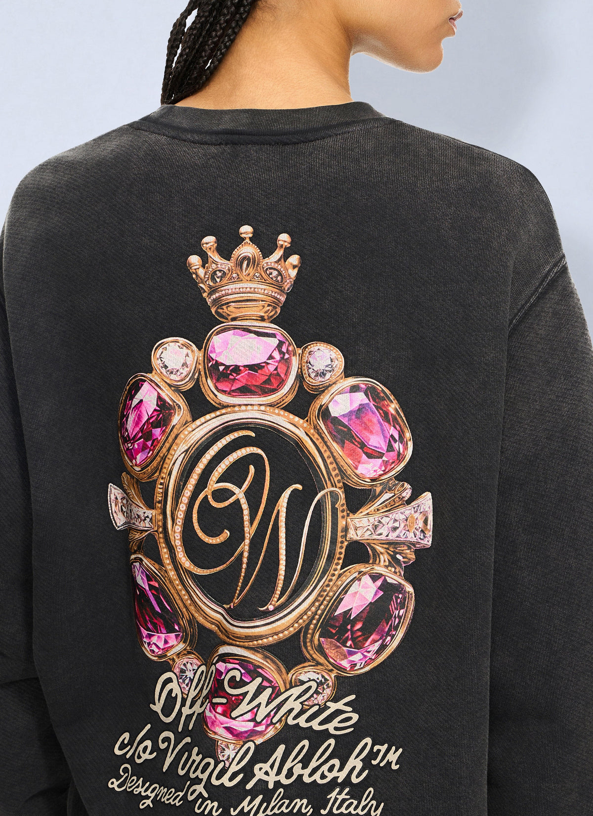 Off-White Women Royal Jewels Sweatshirt OFF-WHITE