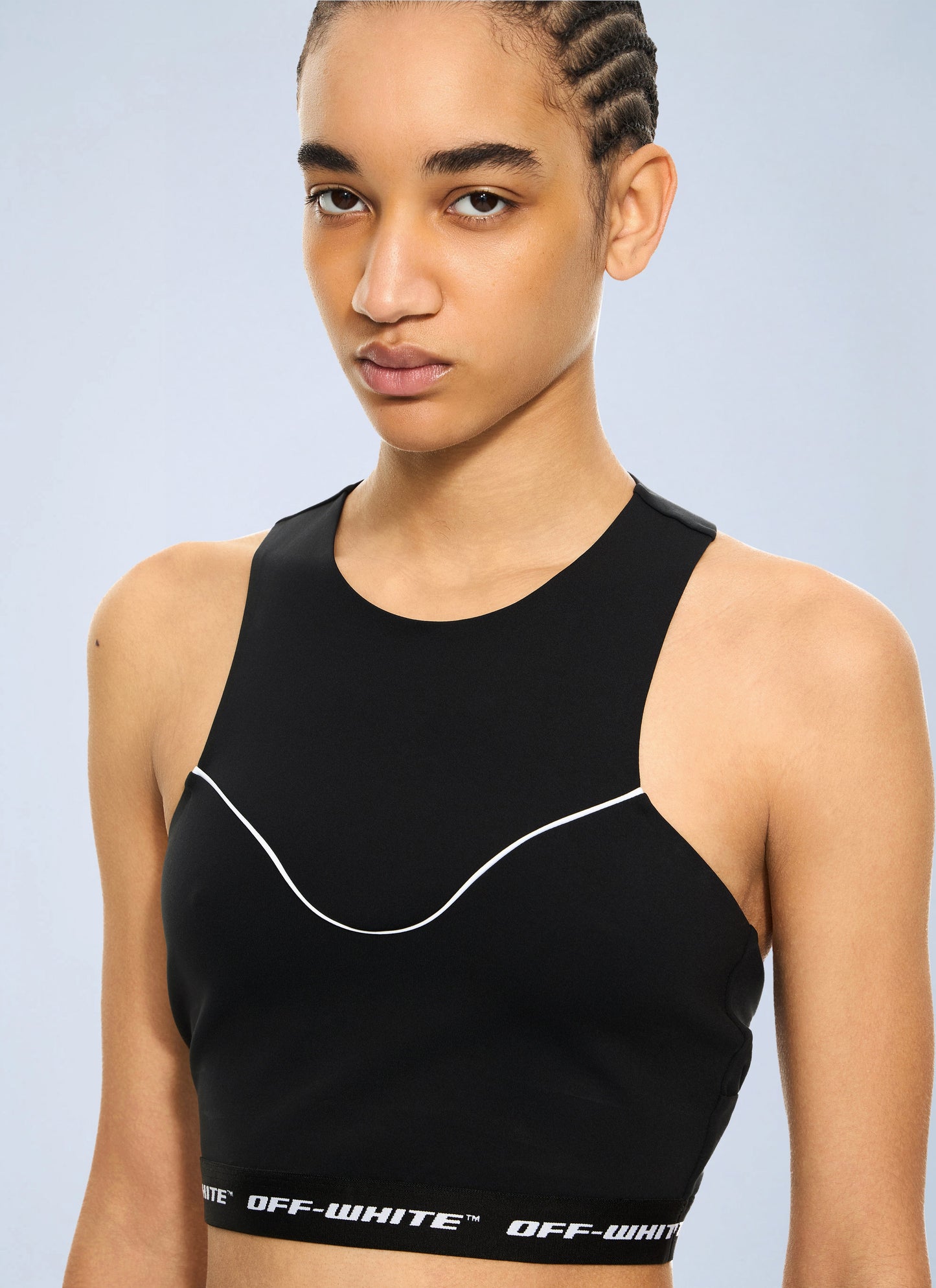 Off-White Women Logoband Crop Top OFF-WHITE