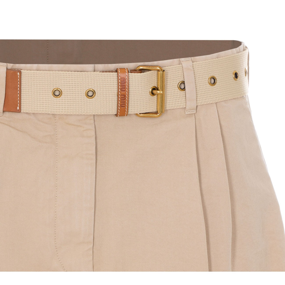 Miu Miu Women Old Gabardine Miniskirt MIU MIU