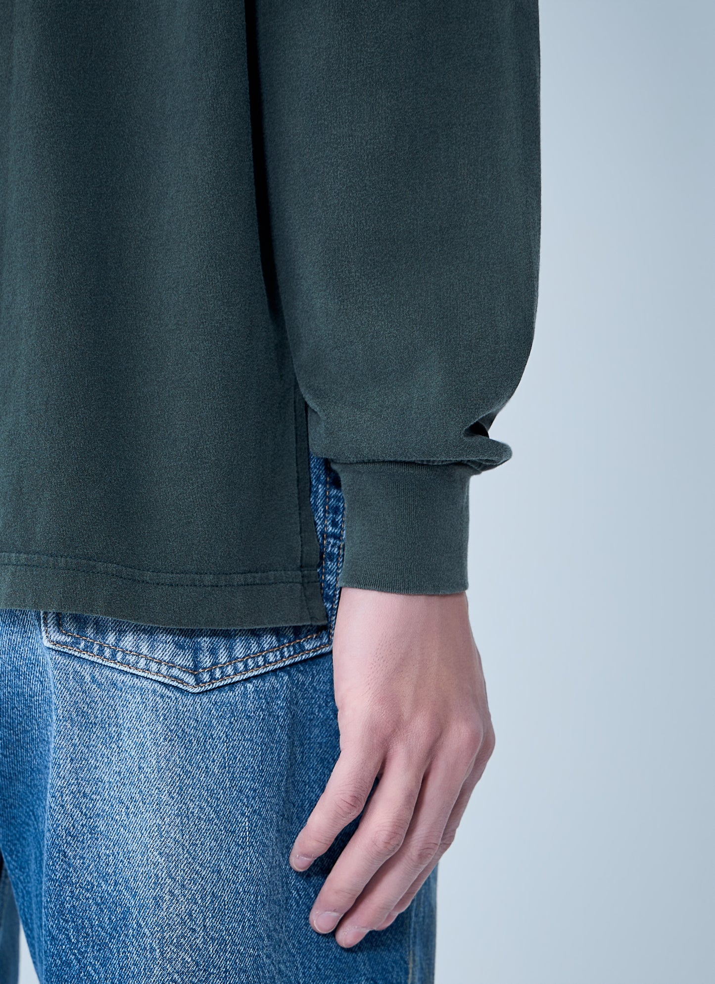 Our Legacy Men Cruise Longsleeve Antique Phantom Legacy Jersey OUR LEGACY
