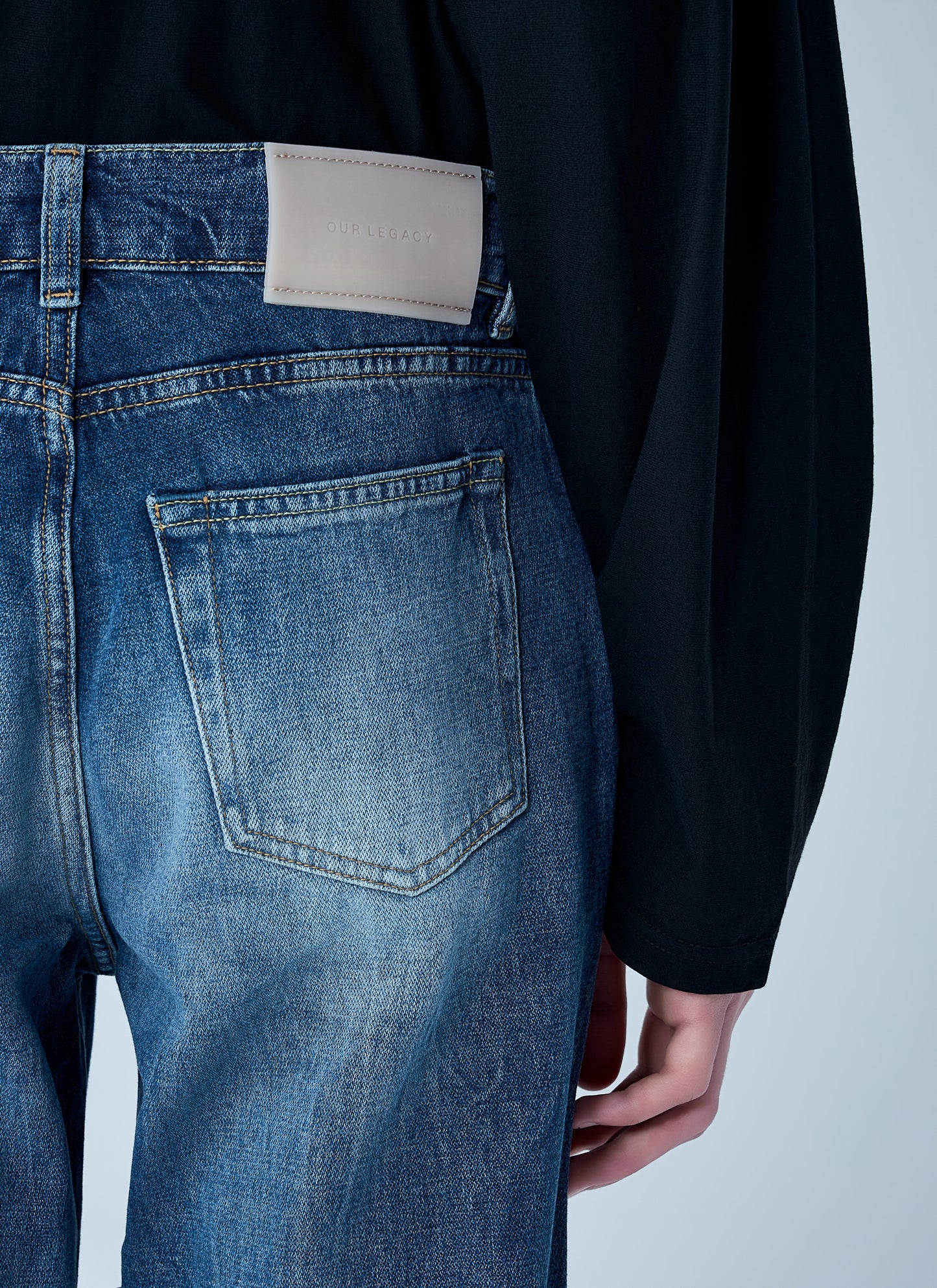 Our Legacy Men Carlson Cut Faded Jeans OUR LEGACY