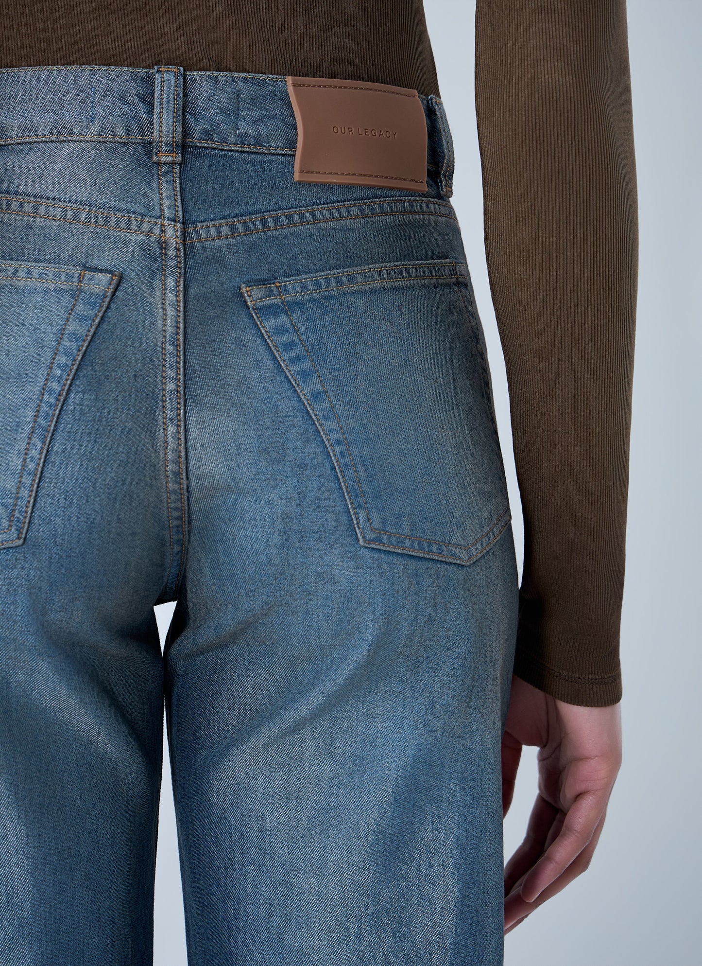 Our Legacy Women Wide-Leg Denim Trousers OUR LEGACY