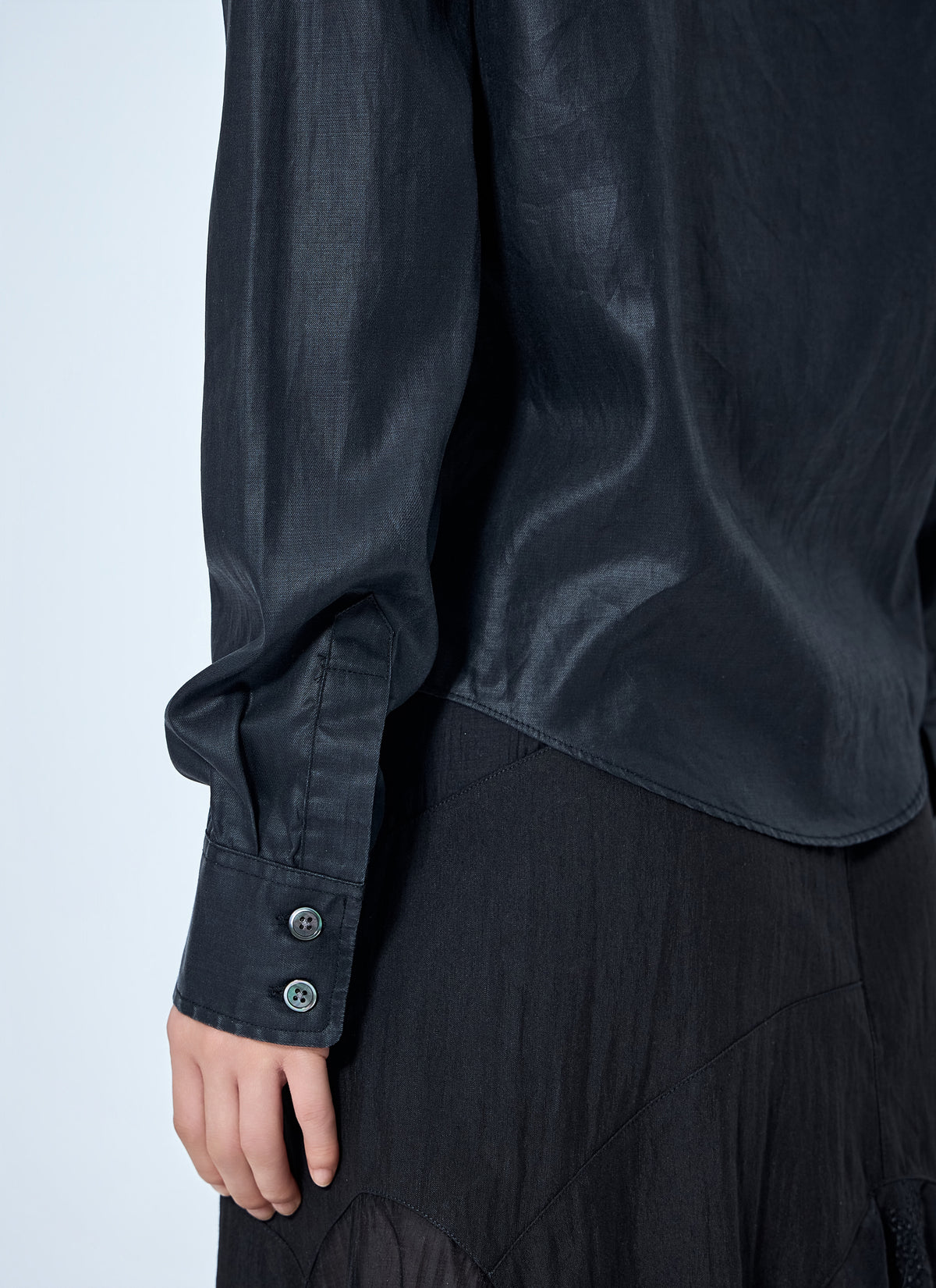 Our Legacy Women Slim Zip Shirt OUR LEGACY