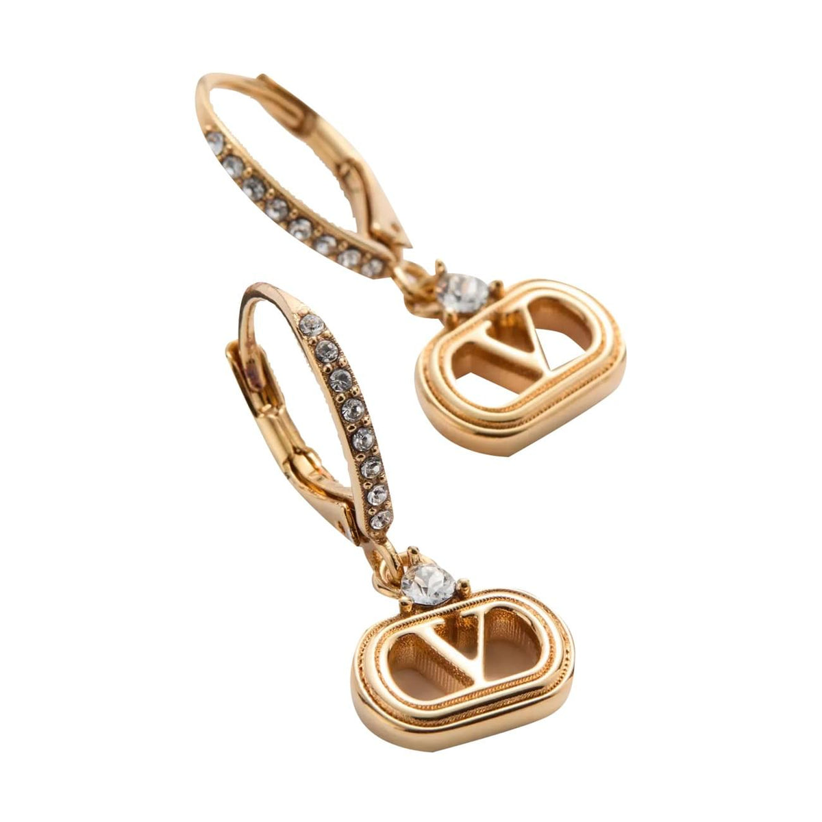 Valentino Garavani Women Ovalette Vlogo Signature Earrings VALENTINO GARAVANI