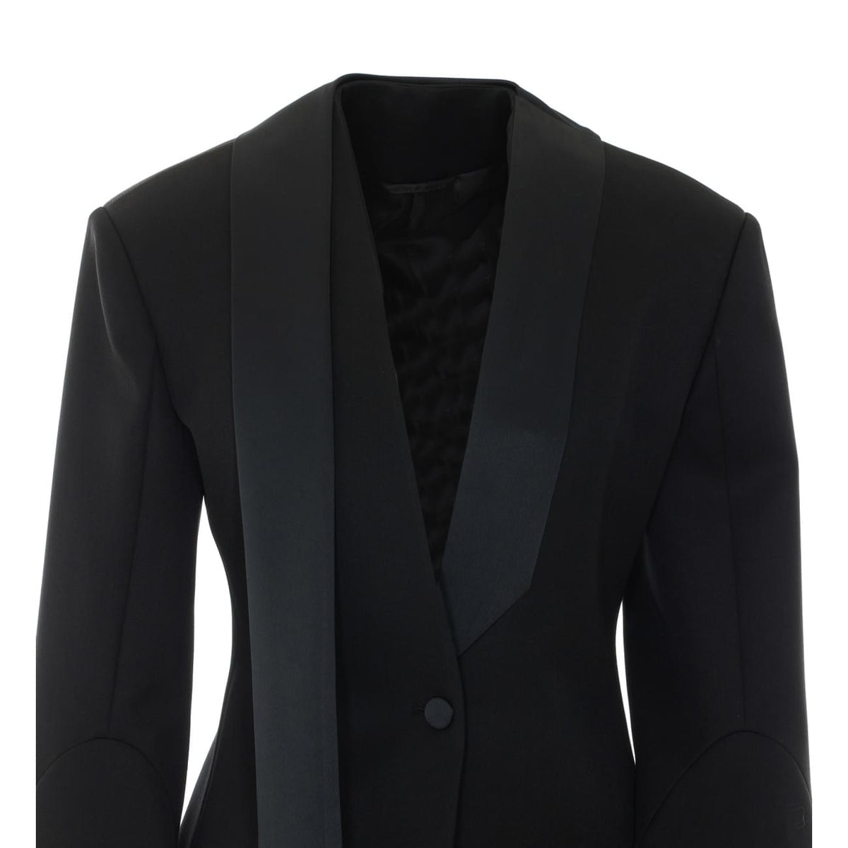 The Attico Women Oversized Ribbon Shawl Lapel Blazer THE ATTICO