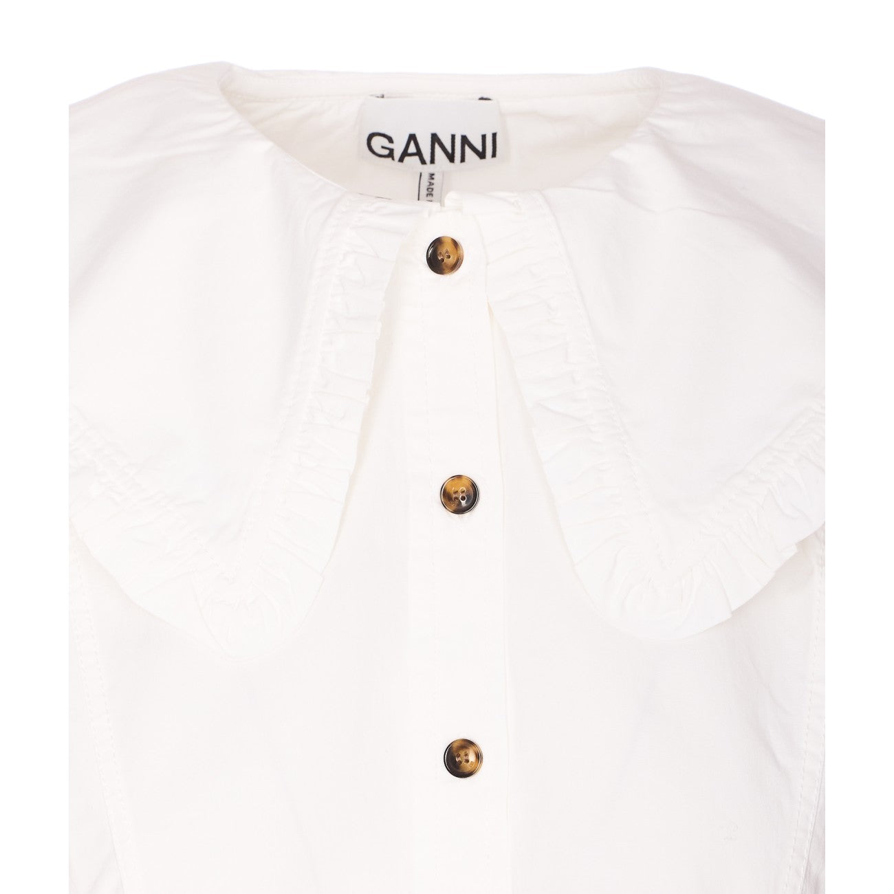 Ganni Women Oxford Stripe Shirt GANNI