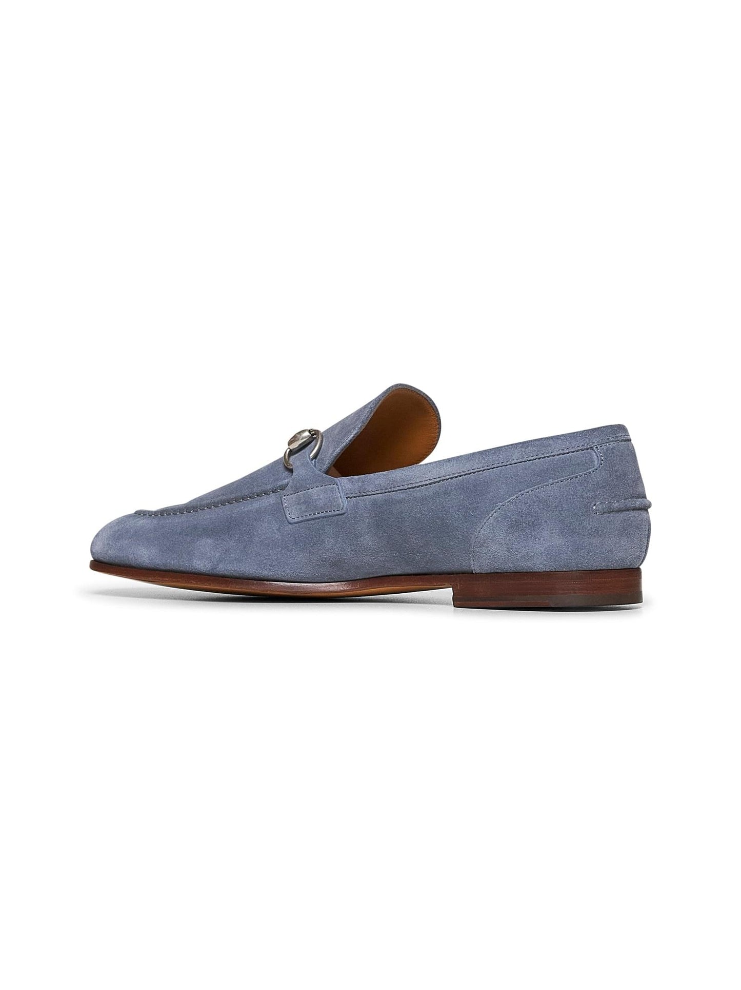Gucci Men Dark Grey Gucci Jordaan Loafers GUCCI