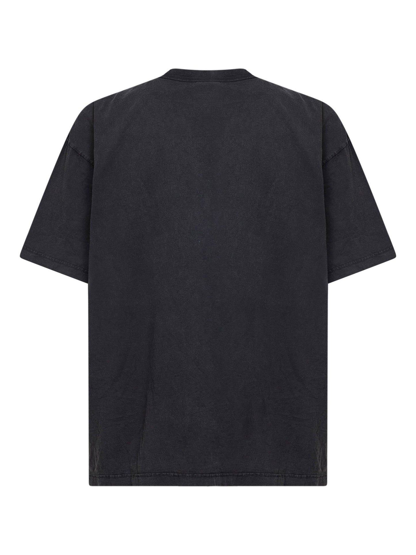 Balenciaga Men Black Crayon Loop Medium Fit T-Shirt BALENCIAGA