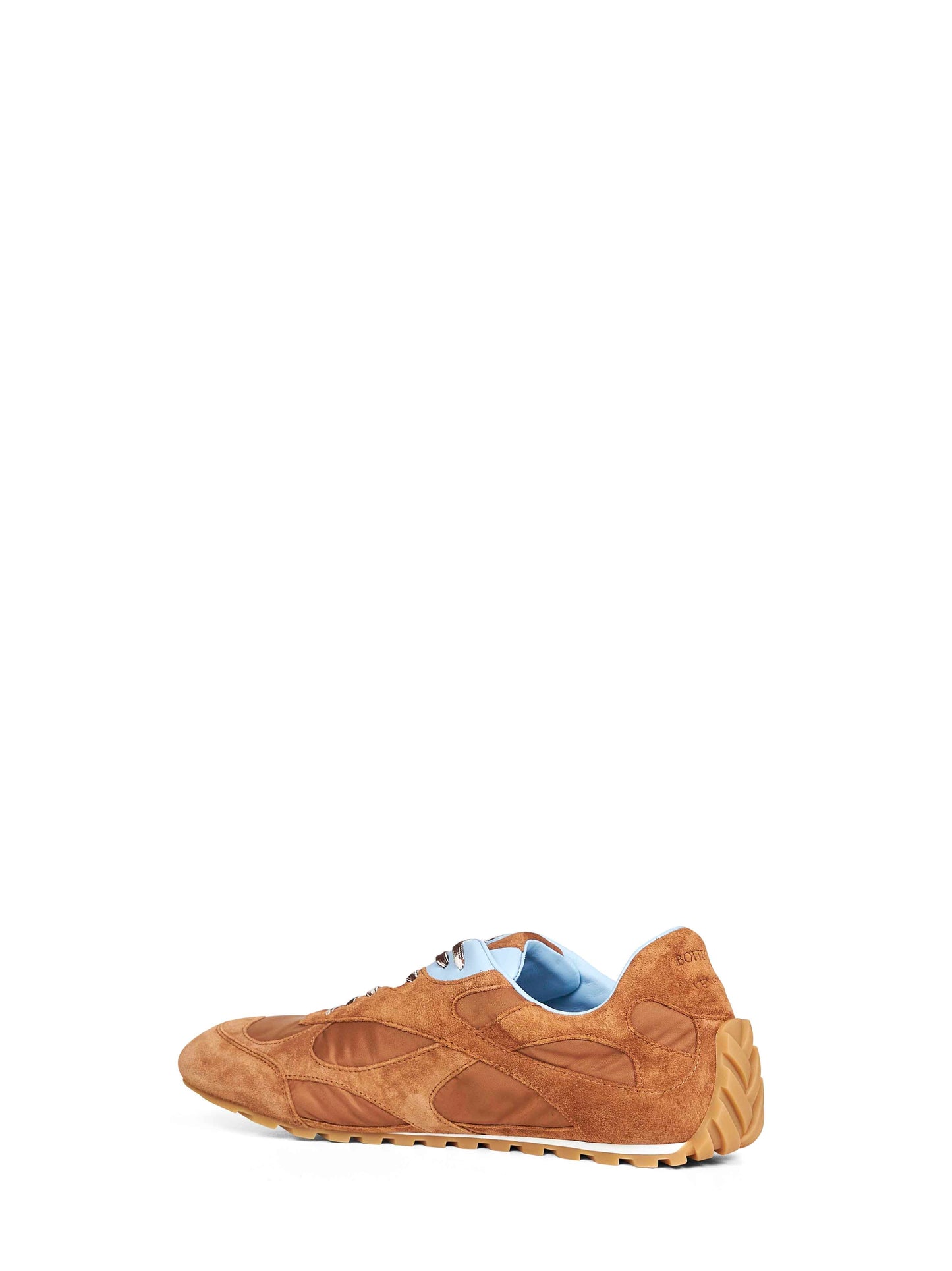 Bottega Veneta Men Amber Suede And Nylon Orbit Flash Sneakers BOTTEGA VENETA