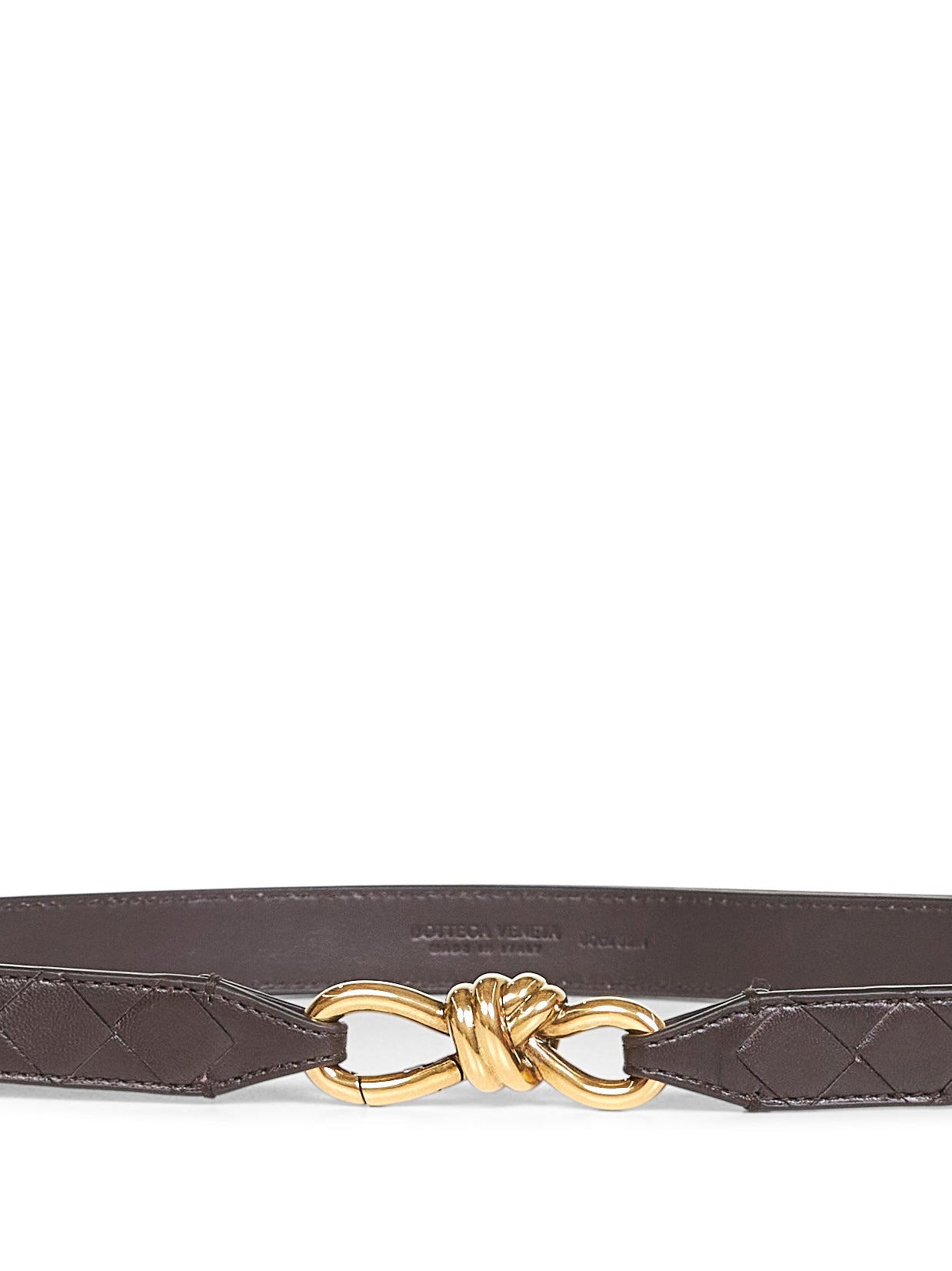 Bottega Veneta Women Fondant Intrecciato Nappa Leather Andiamo Belt BOTTEGA VENETA