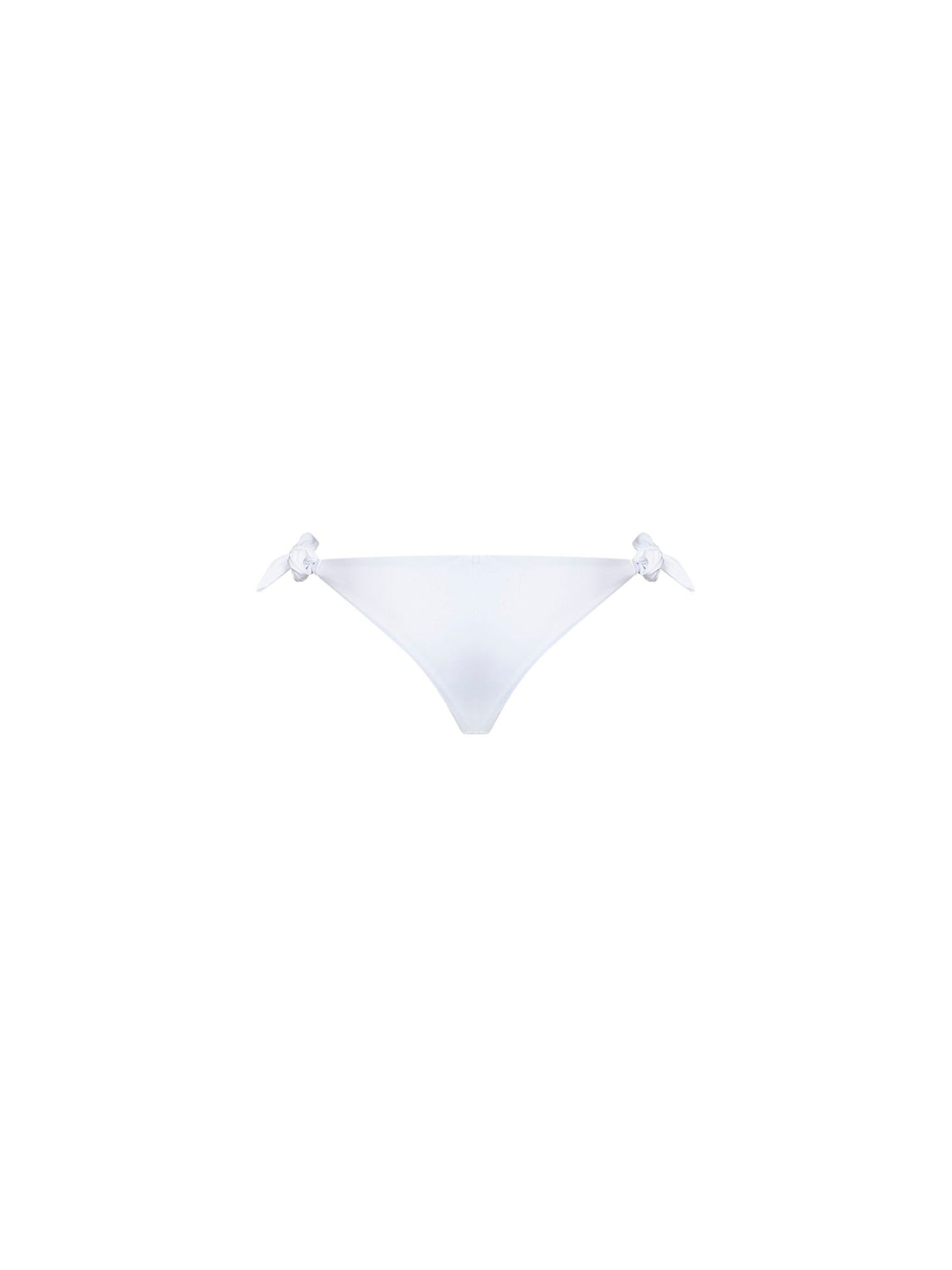 Brunello Cucinelli Women White Techno Jersey Bikini Bottom With Monili BRUNELLO CUCINELLI