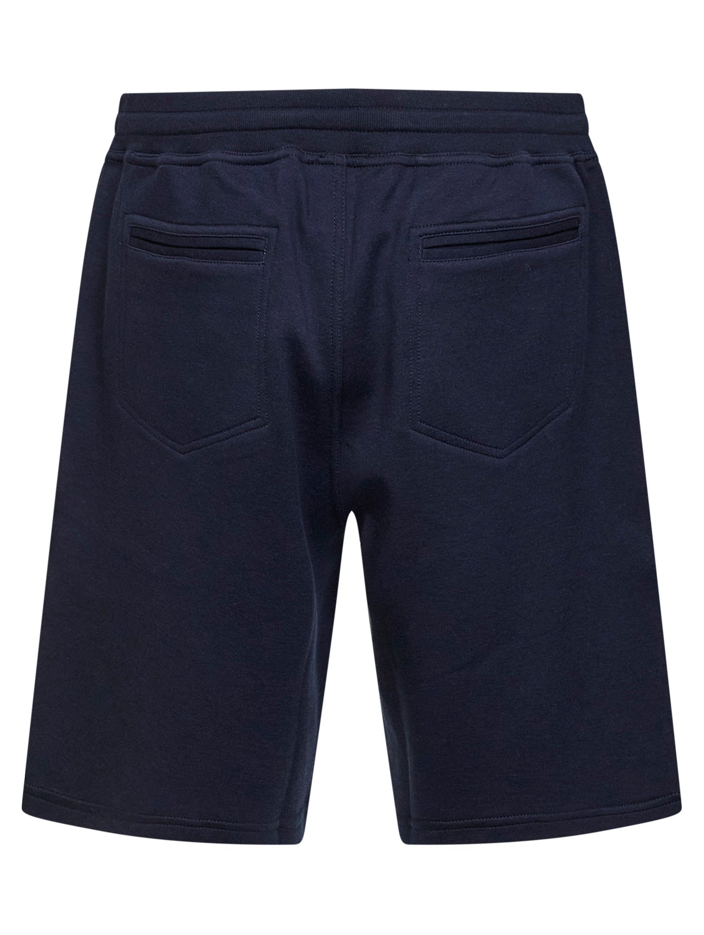 Brunello Cucinelli Men Cobalt Blue Double Fleece Bermuda Shorts BRUNELLO CUCINELLI