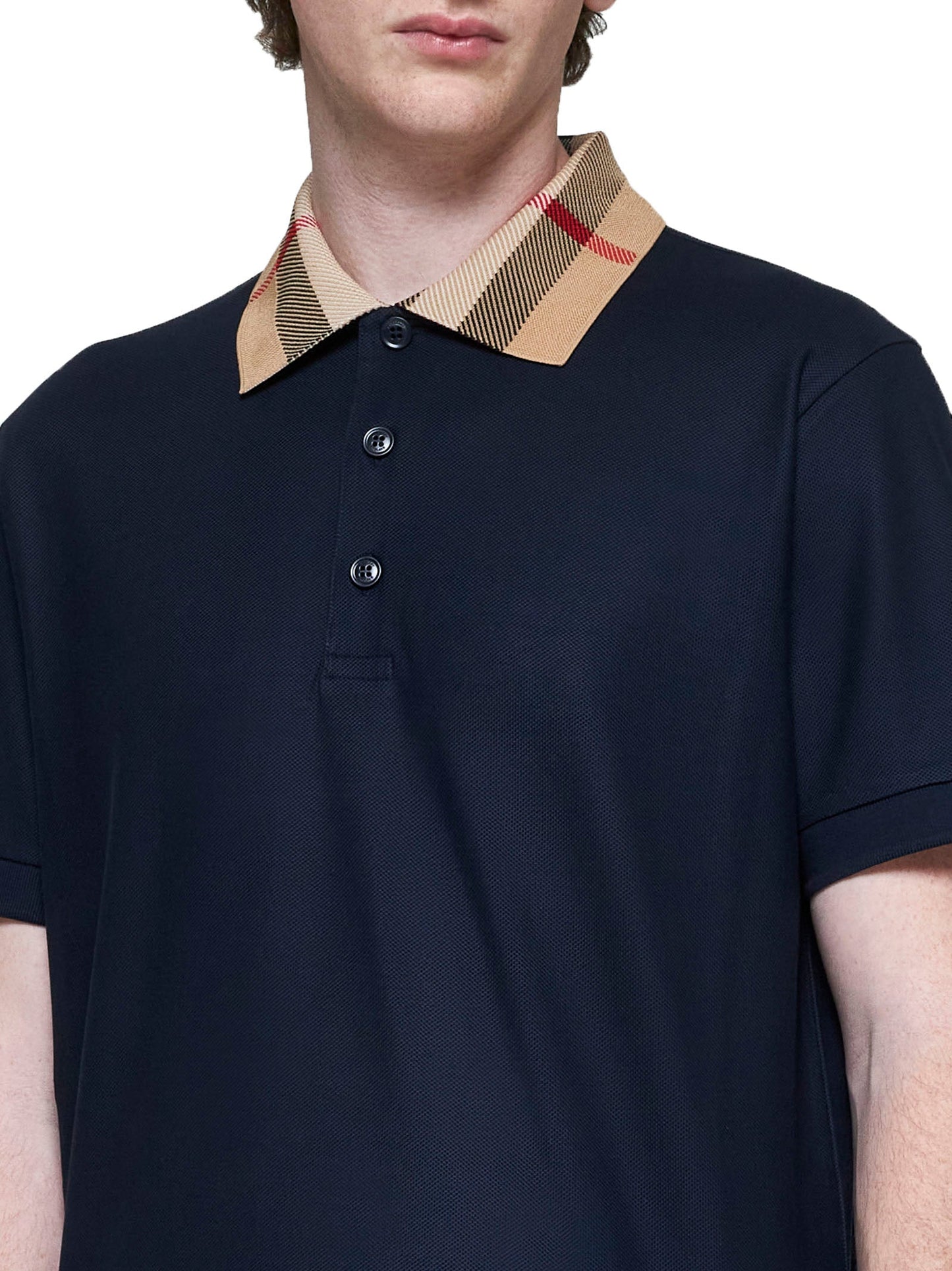 Burberry Men Polo In Cotone "Burberry" BURBERRY