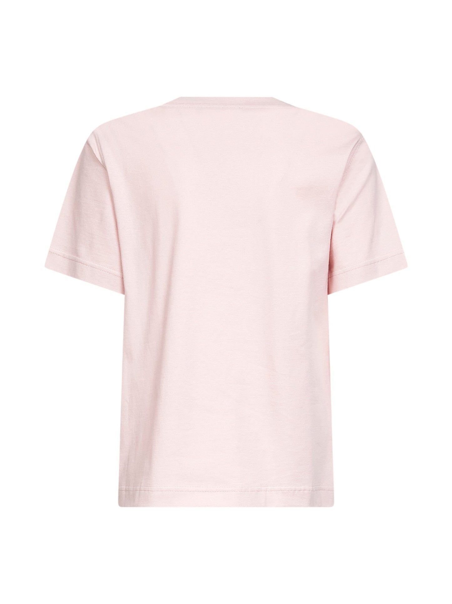Burberry Women Bouquet Pink Cotton Logo T-Shirt BURBERRY
