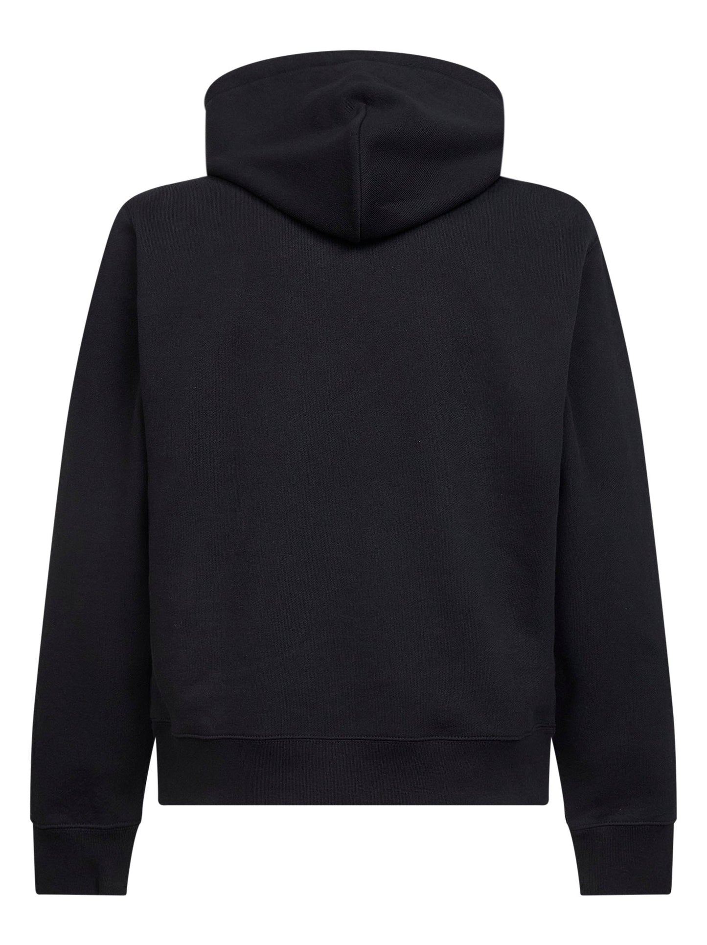 Burberry Men Black Cotton Ekd Hoodie BURBERRY