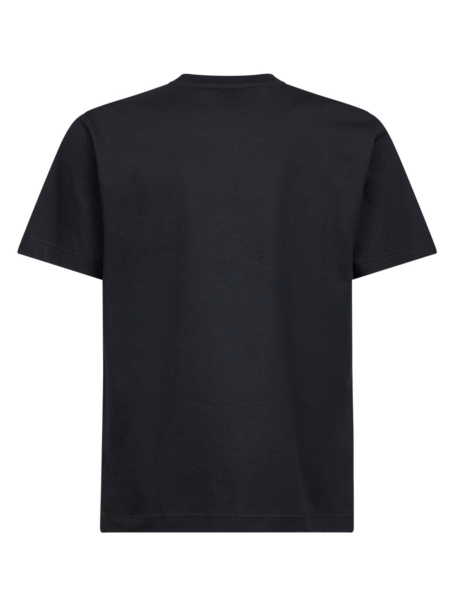 Burberry Men Black Cotton Logo T-Shirt BURBERRY