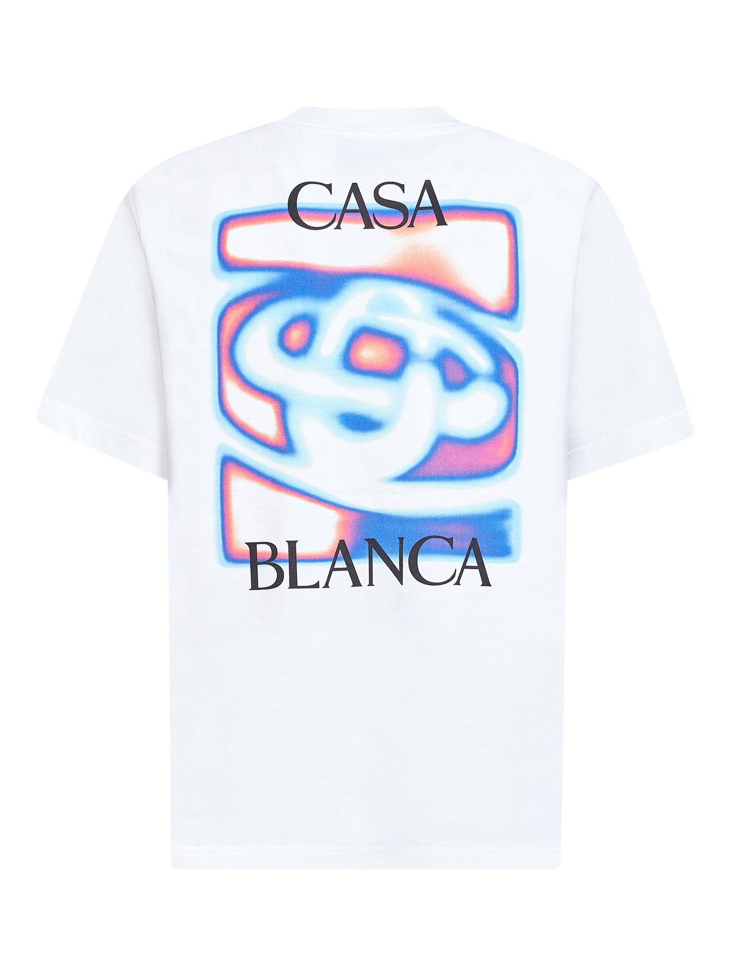Casablanca Men White Heat Map Logo T-Shirt CASABLANCA