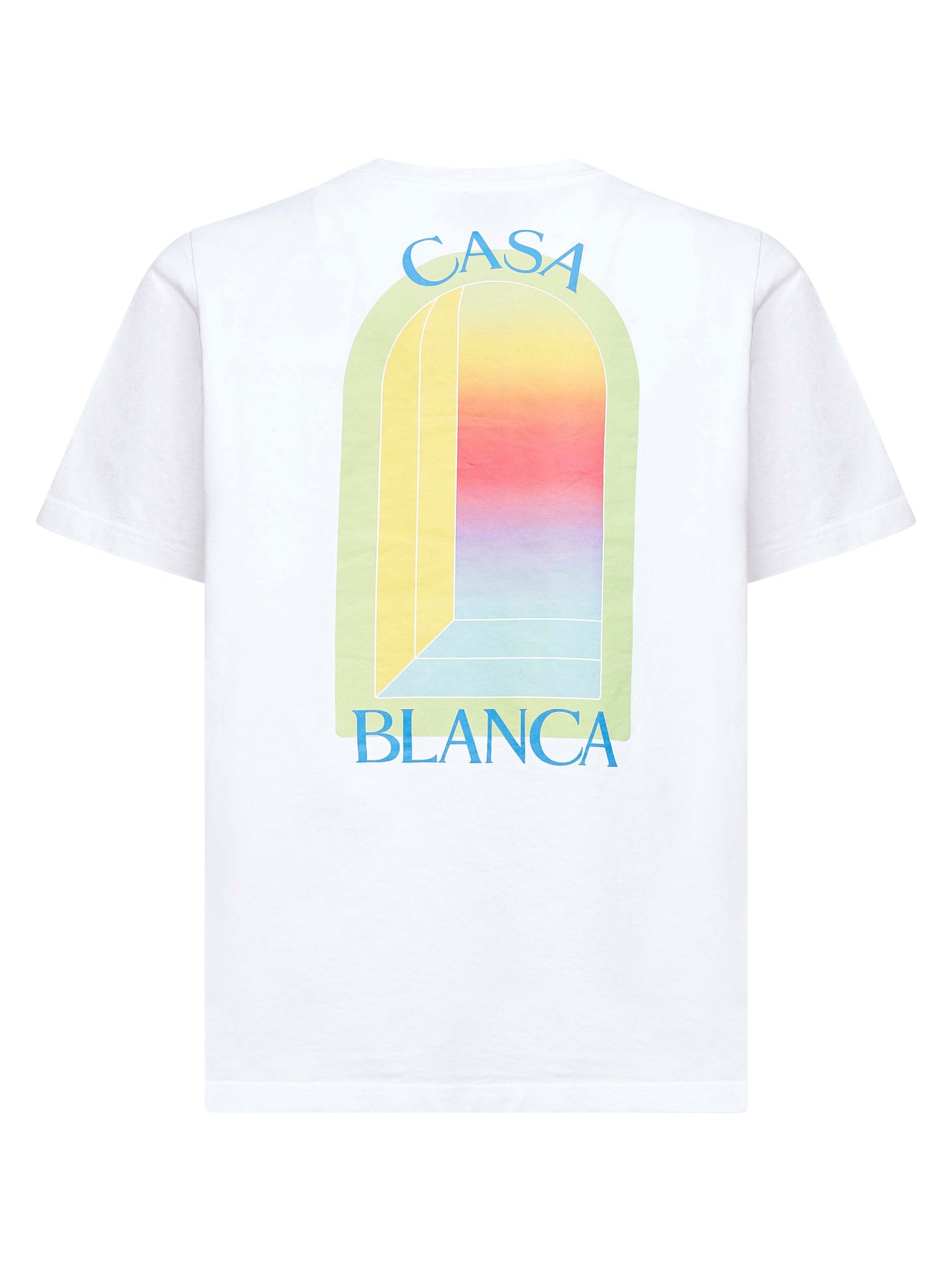 Casablanca Men White L'arche Organic Cotton T-Shirt CASABLANCA