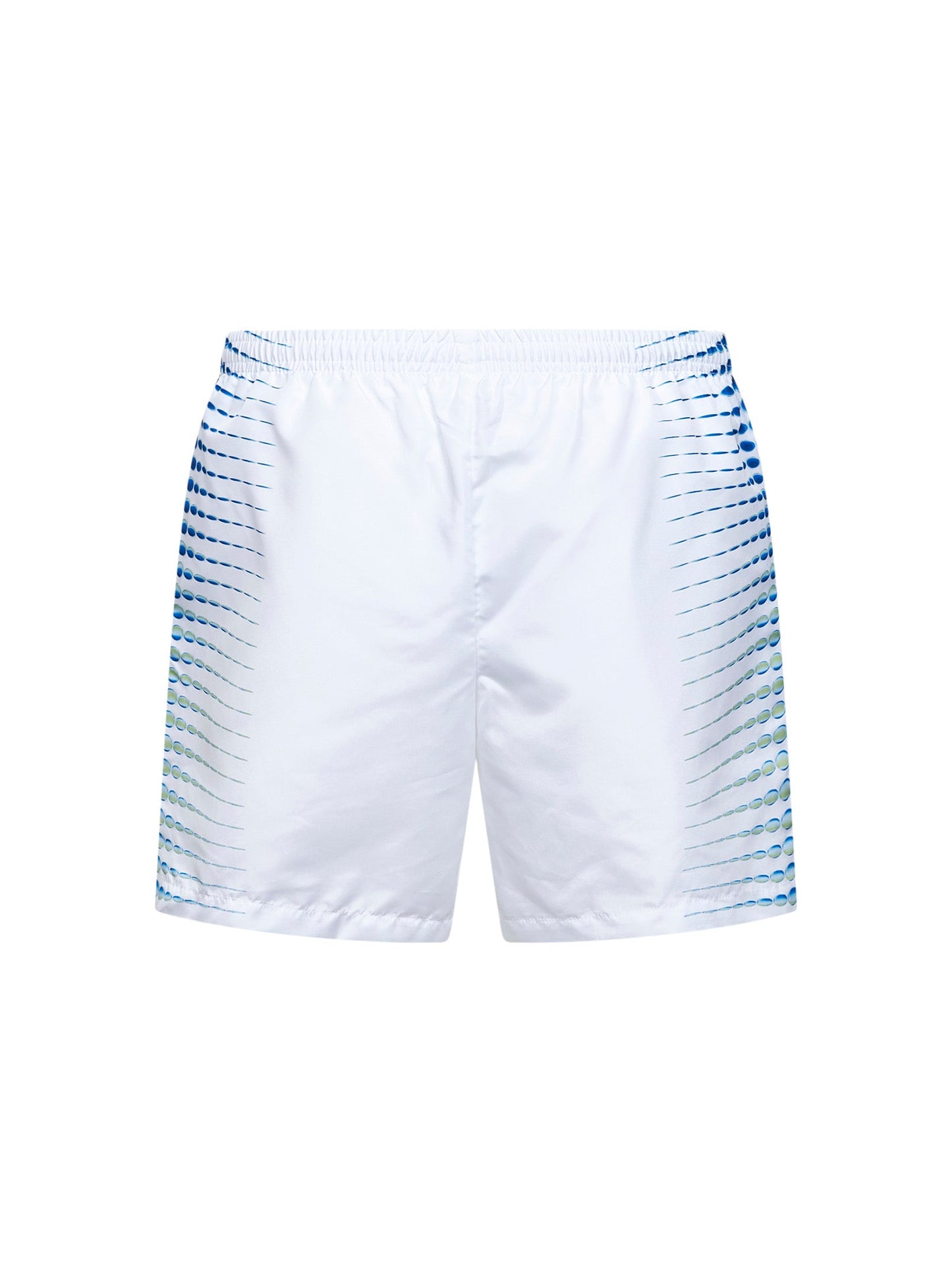 Casablanca Men White Technical Fabric Printed Swim Shorts CASABLANCA