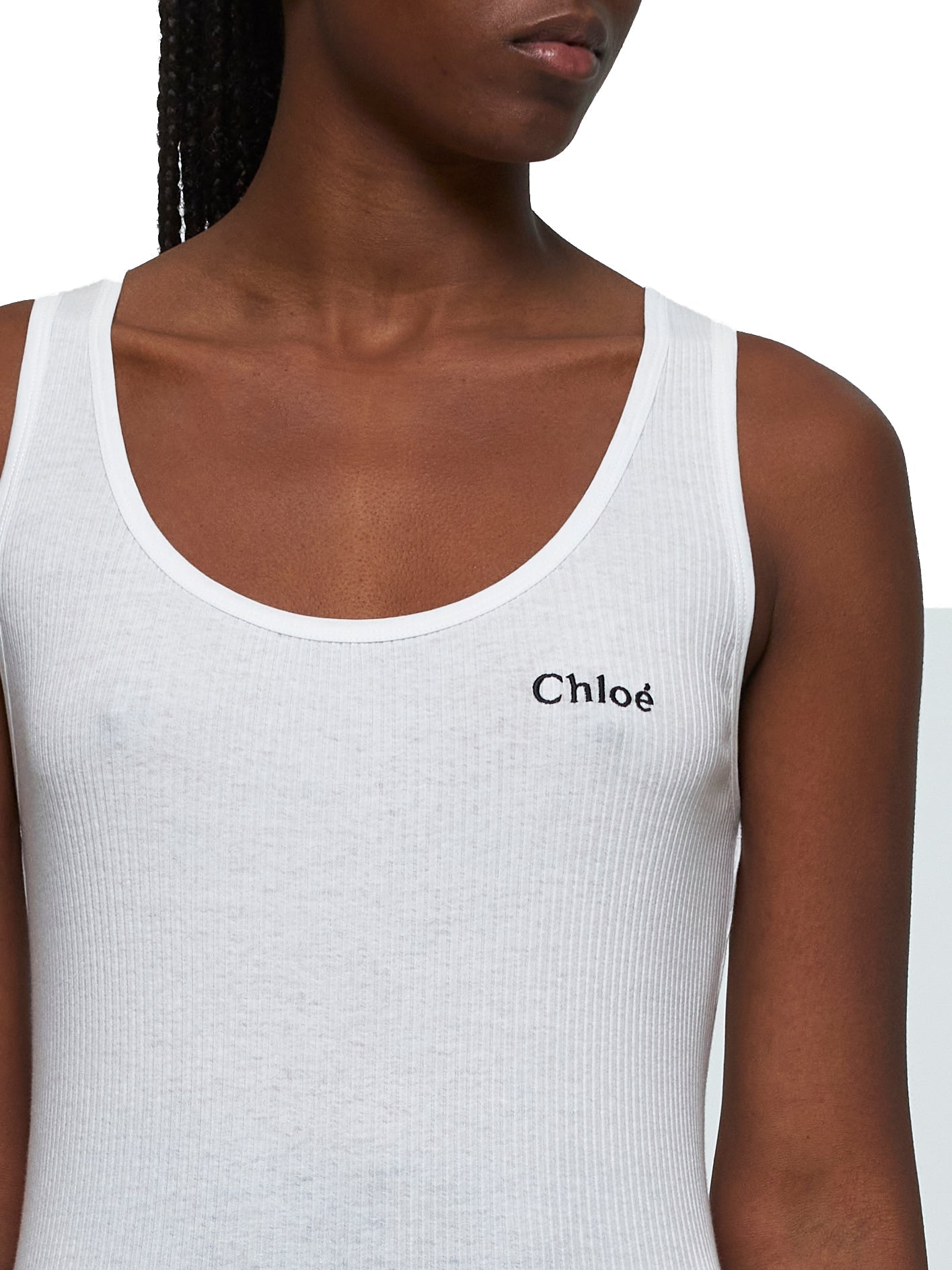 Chloé Women Cotton Tank Top CHLOE