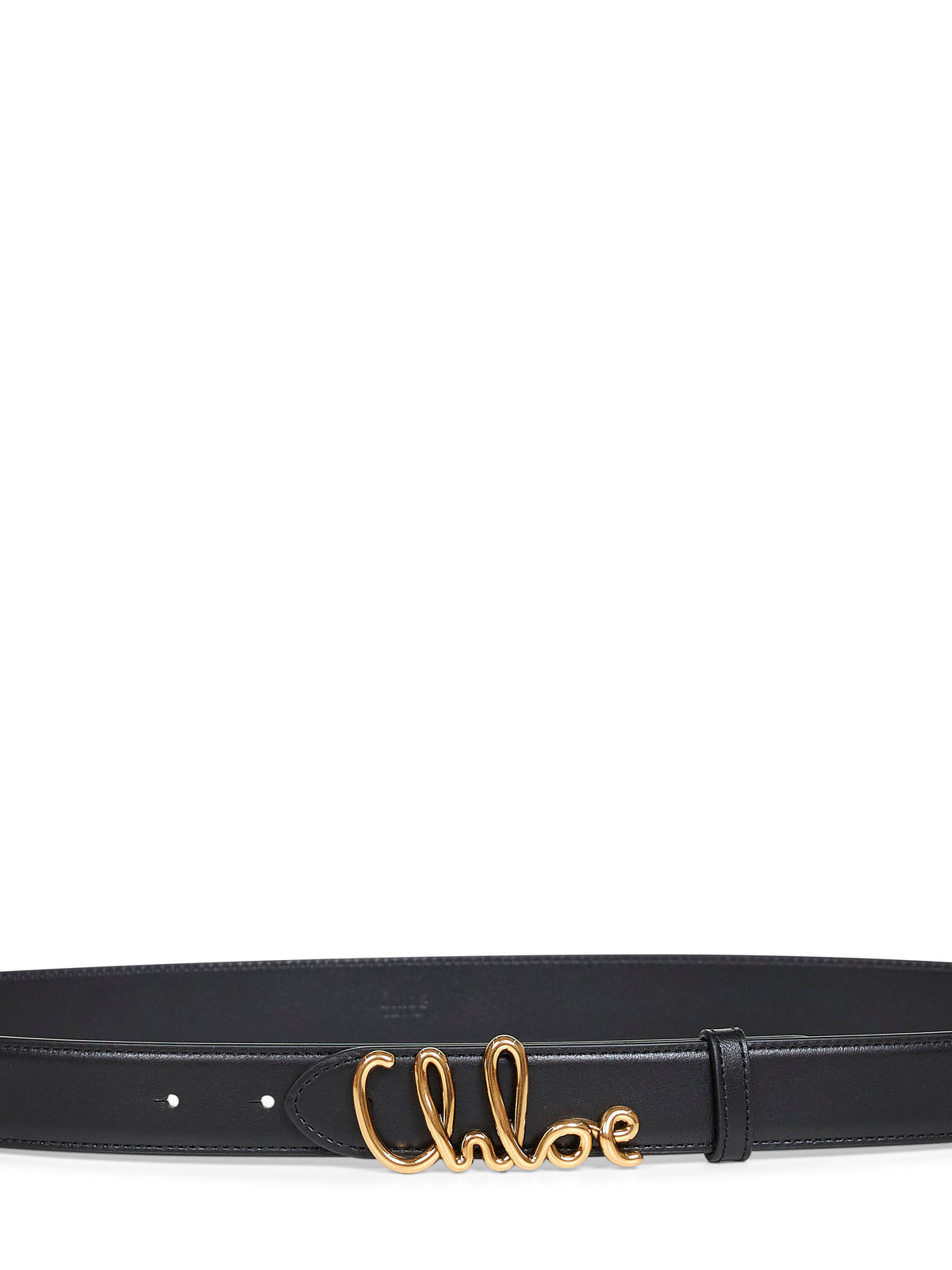 Chloé Women Black Chloé Iconic Leather Belt CHLOE