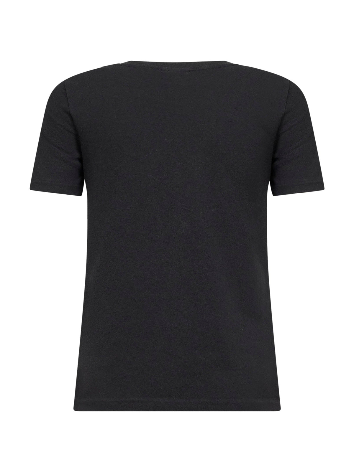 Chloé Women Black Organic Jersey Logo Baby-Fit T-Shirt CHLOE