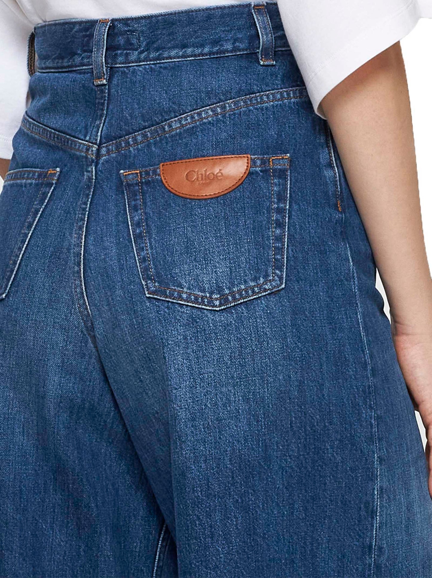 Chloé Women Wide-Leg Denim Jeans CHLOE