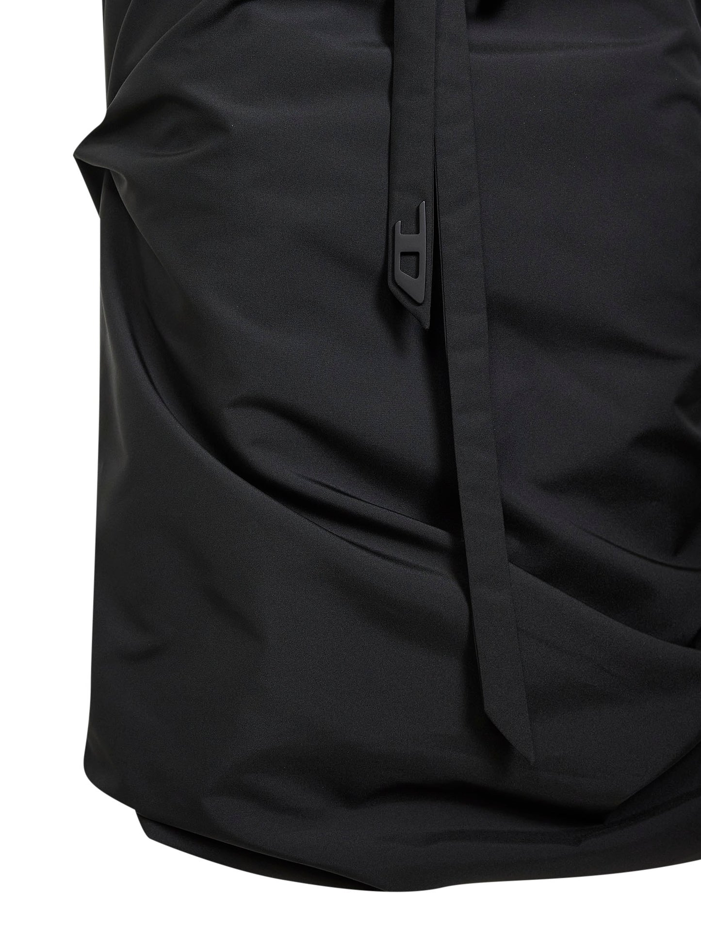 Diesel Women Black Taffeta D-Sanat Dress DIESEL