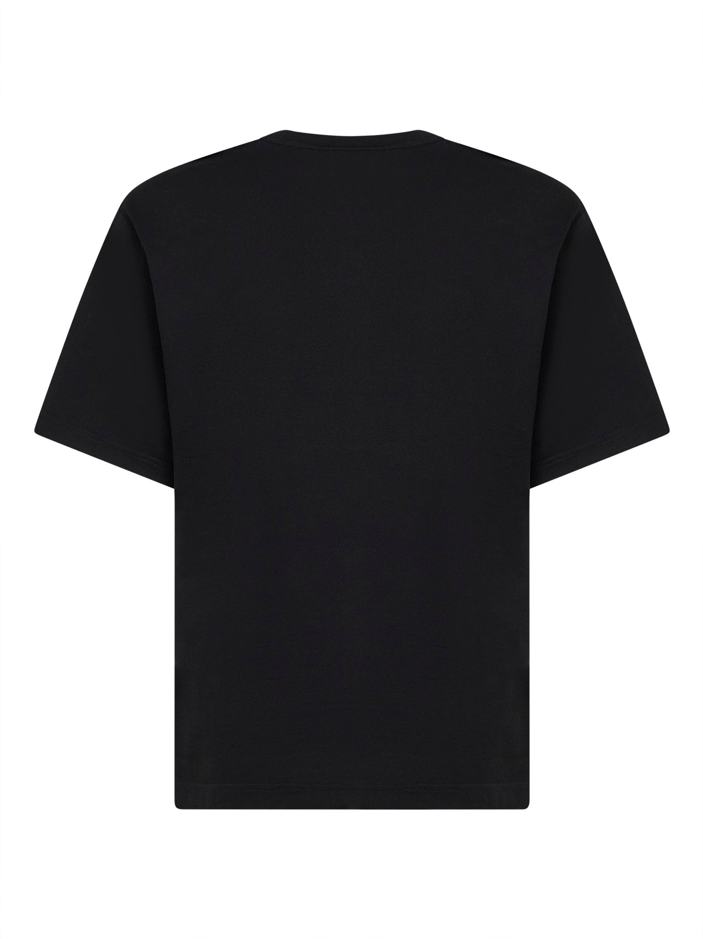Dolce & Gabbana Men Black Jersey Logo T-Shirt DOLCE & GABBANA