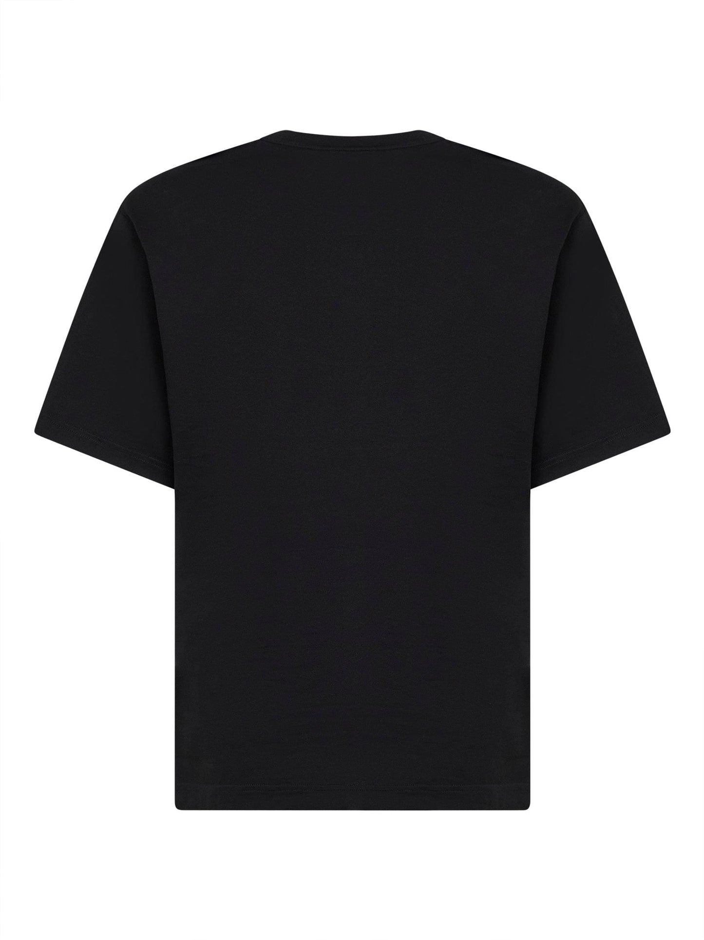 Dolce & Gabbana Men Black Jersey Logo T-Shirt DOLCE & GABBANA