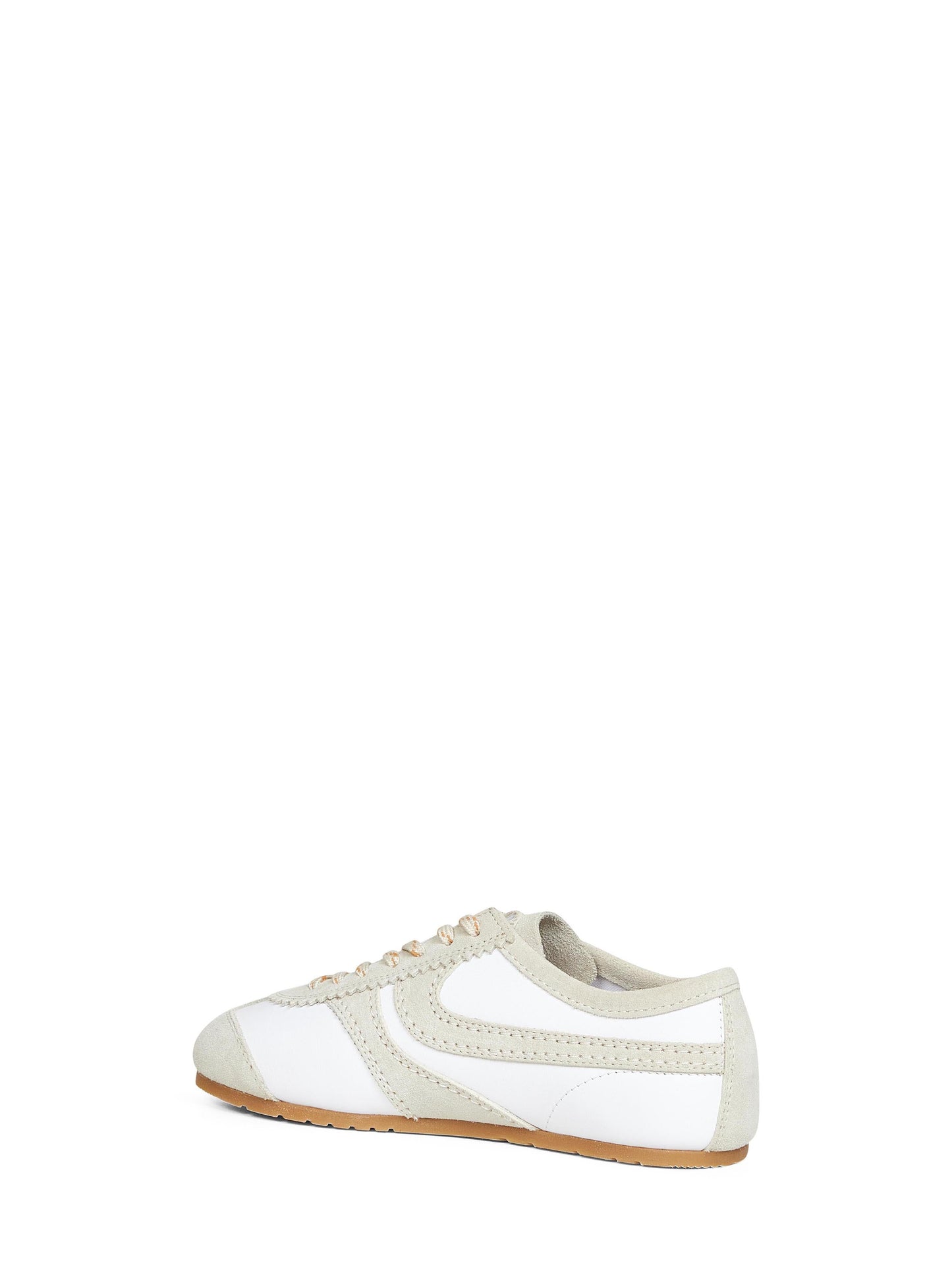 Dries Van Noten Women White Nappa Leather Sneakers DRIES VAN NOTEN
